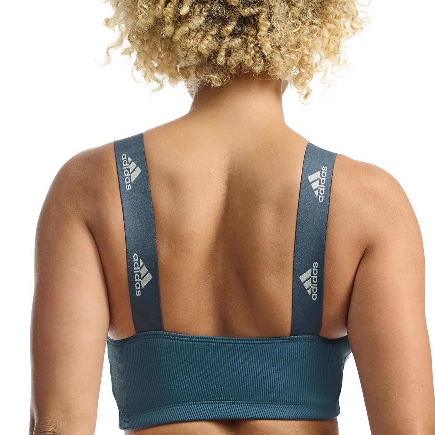 adidas Ribbed Bandeau Strapless Bra