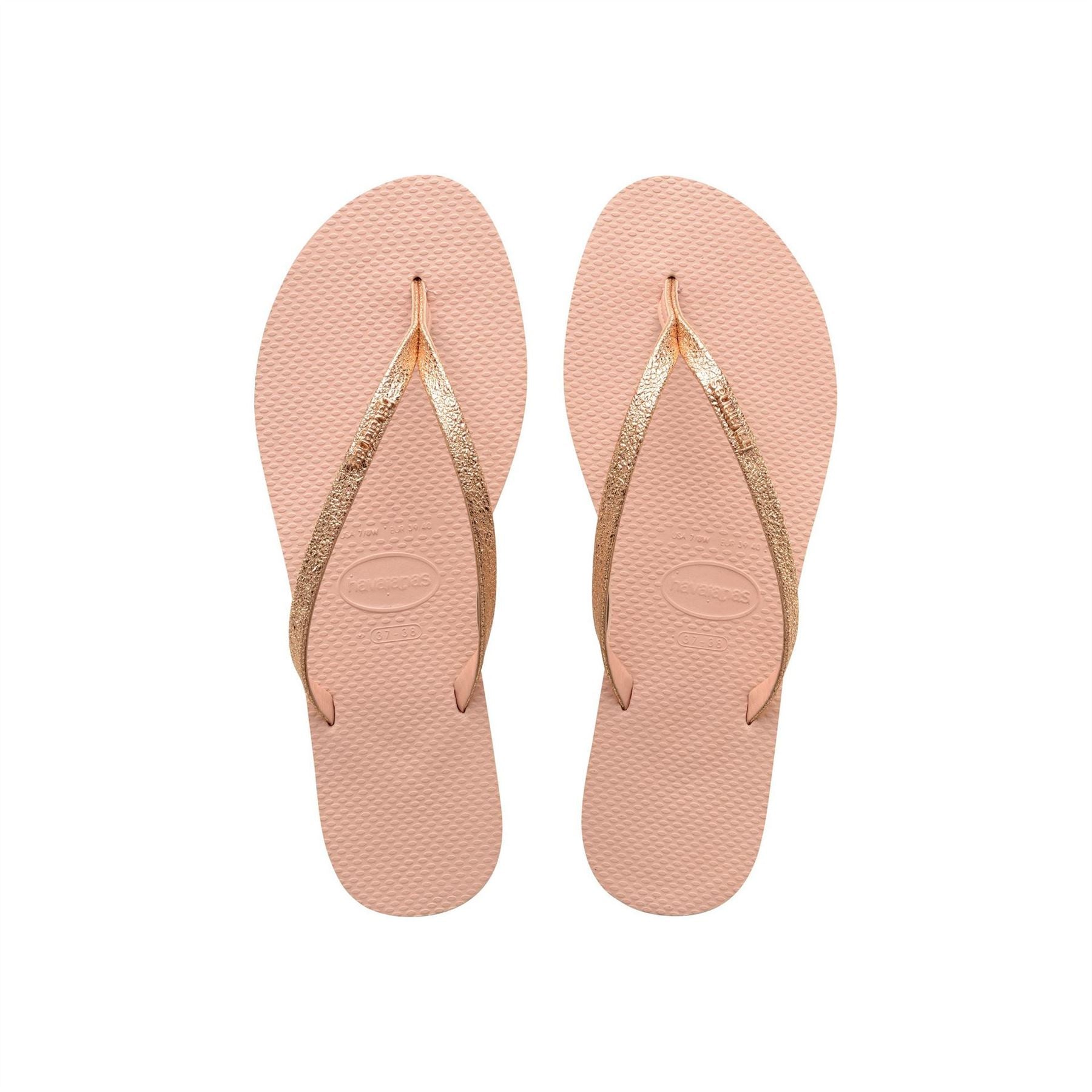 Havaianas Womens Hav. You Shine Ballet Rose 35 36 Flip Flops