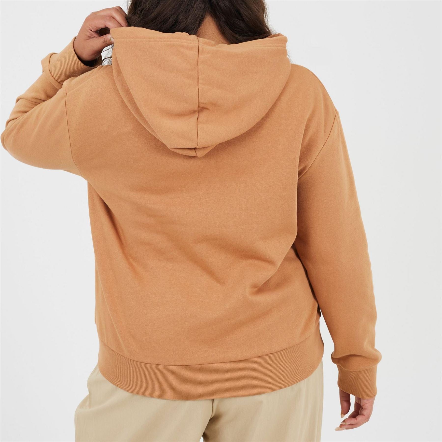 Brave Soul Hooded Neck Long Sleeve Kangaroo Pocket Sweatshirt