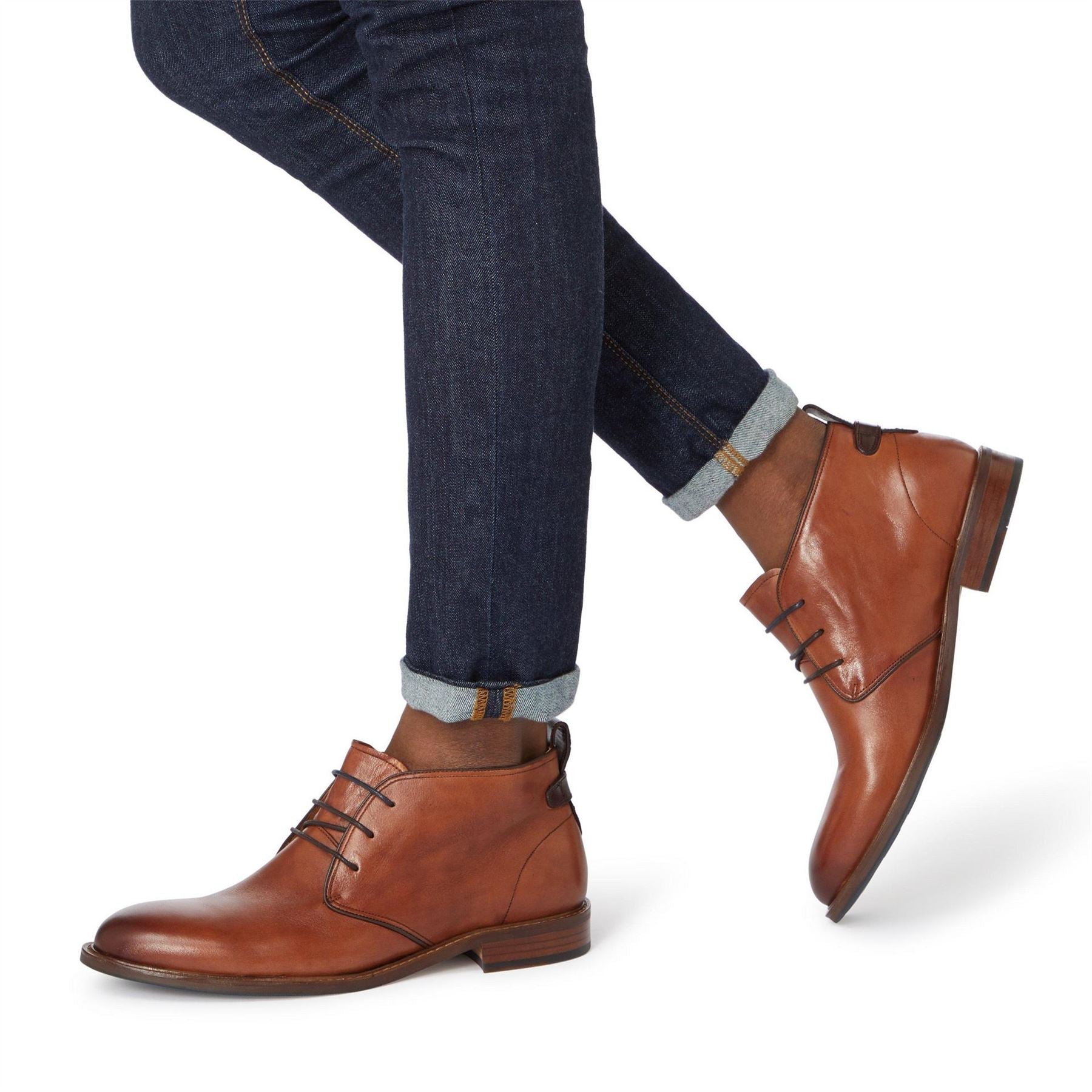 Dune London Marching Leather Shoe