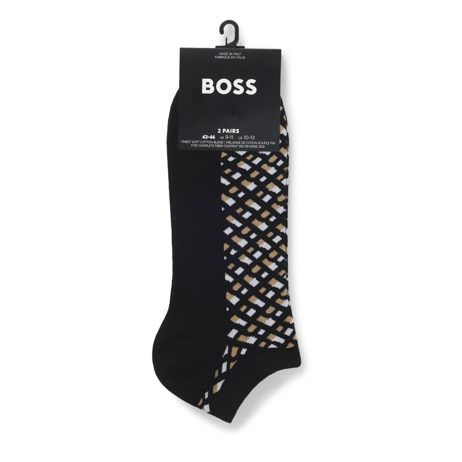 Boss Bodywear 2 Pack Ankle Socks With Logo Detail