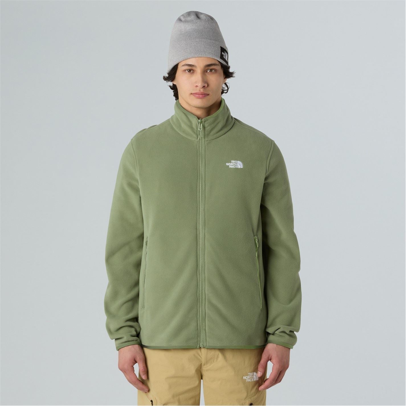 The North Face Mens 100 Glacier Full Zip Fleece