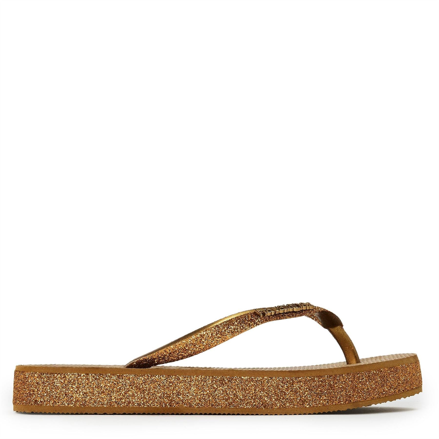 Havaianas Hav. Slim Flatform Sparkle Black 33 Flip Flops Womens