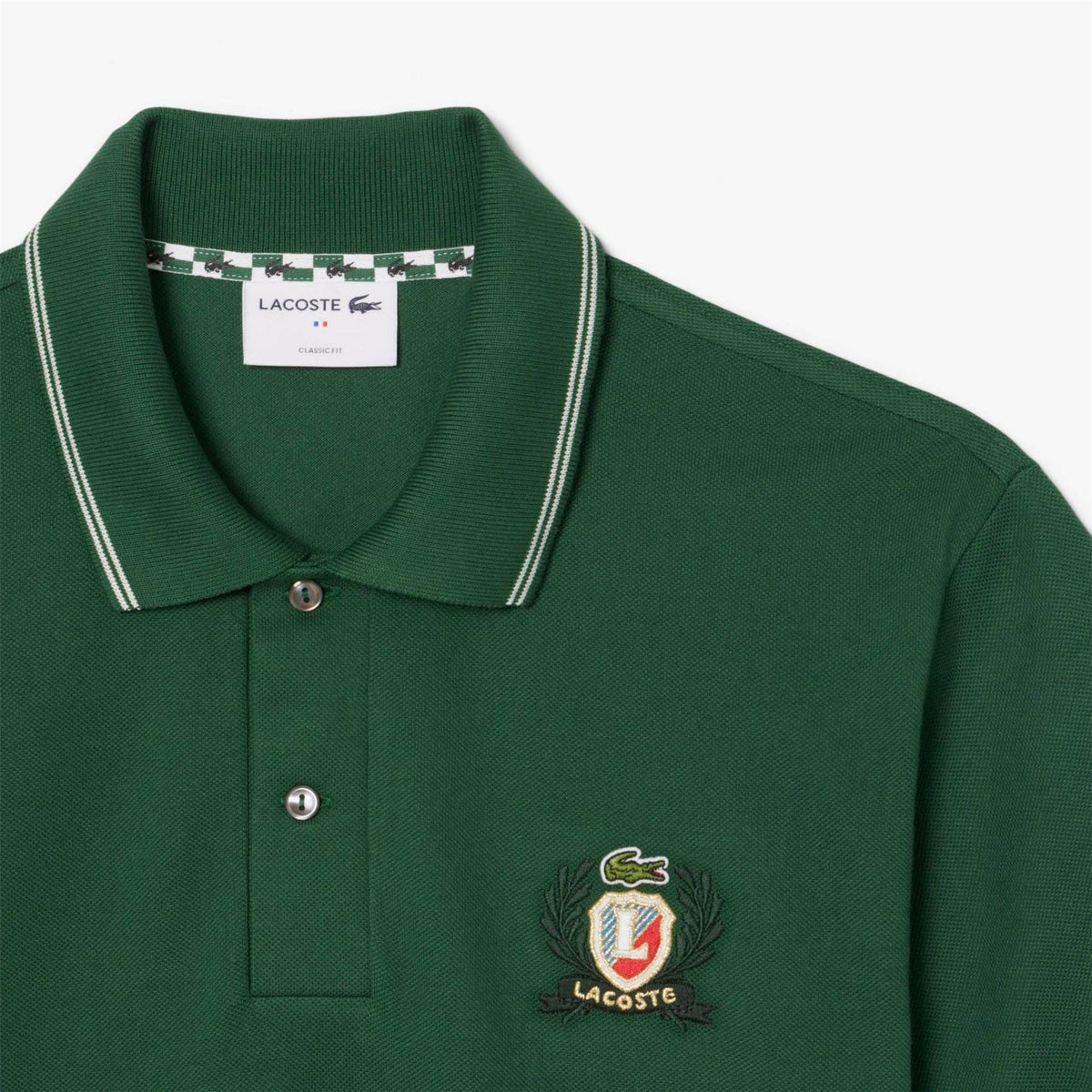 Lacoste Fit L.12.12 Embroidered Shield Polo Shirt