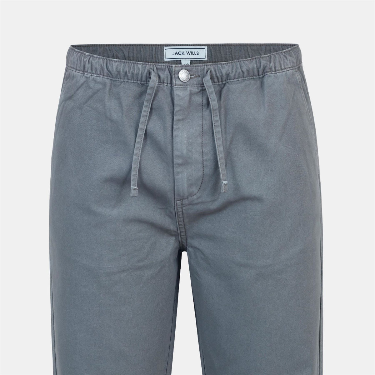 Jack Wills Canvasas Solid Patterned Wide Leg Chinos