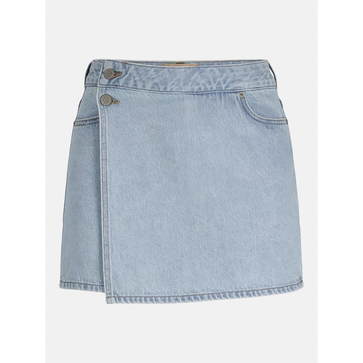 JJXX Greta High Waist Denim Wrap Shorts