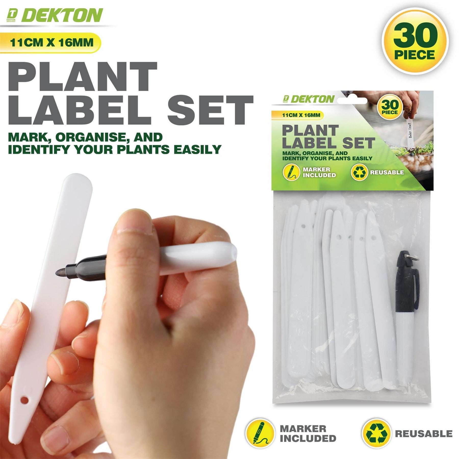 Dekton 30pc Plant Label Set