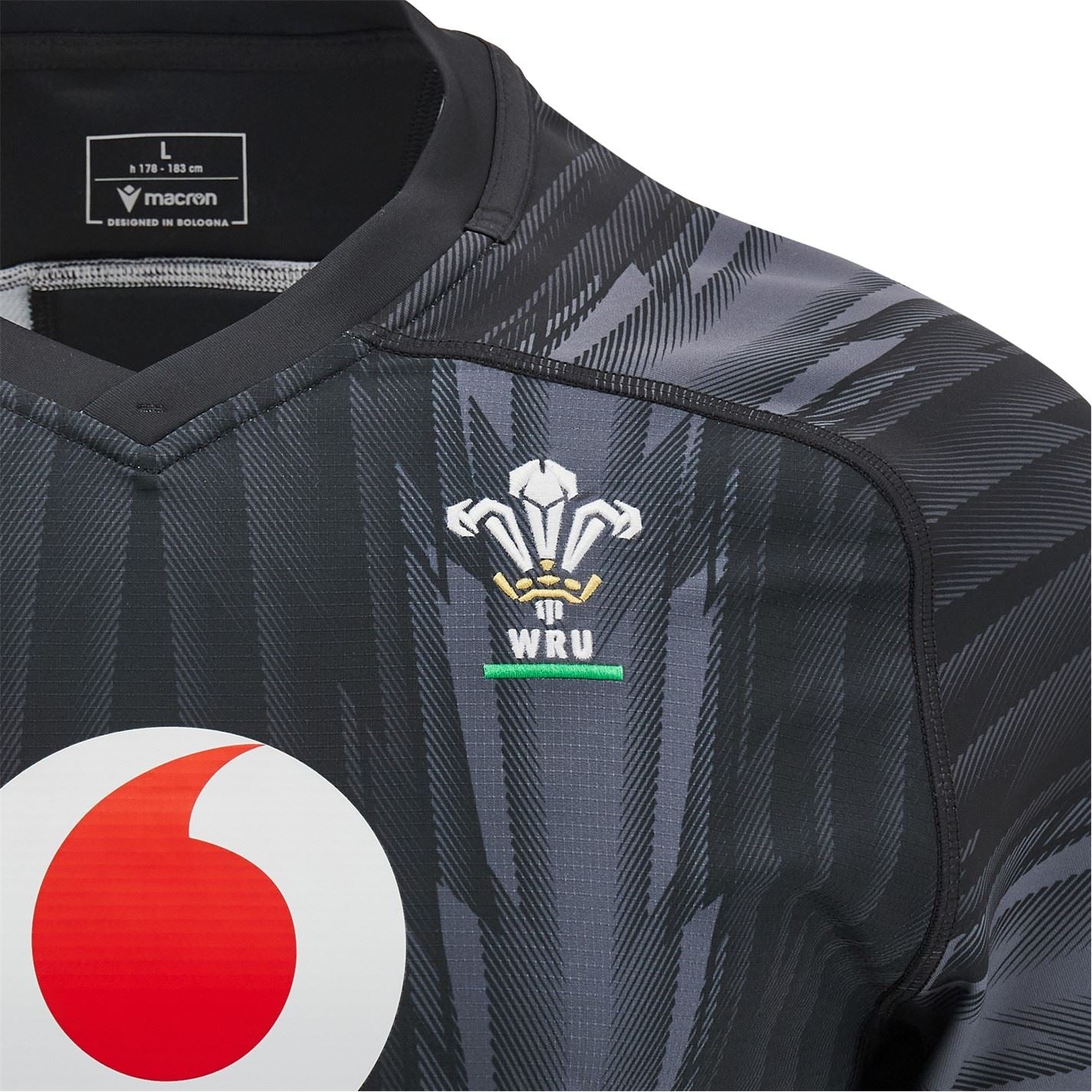 Macron Wales Rugby Training Shirt 2024 Adults