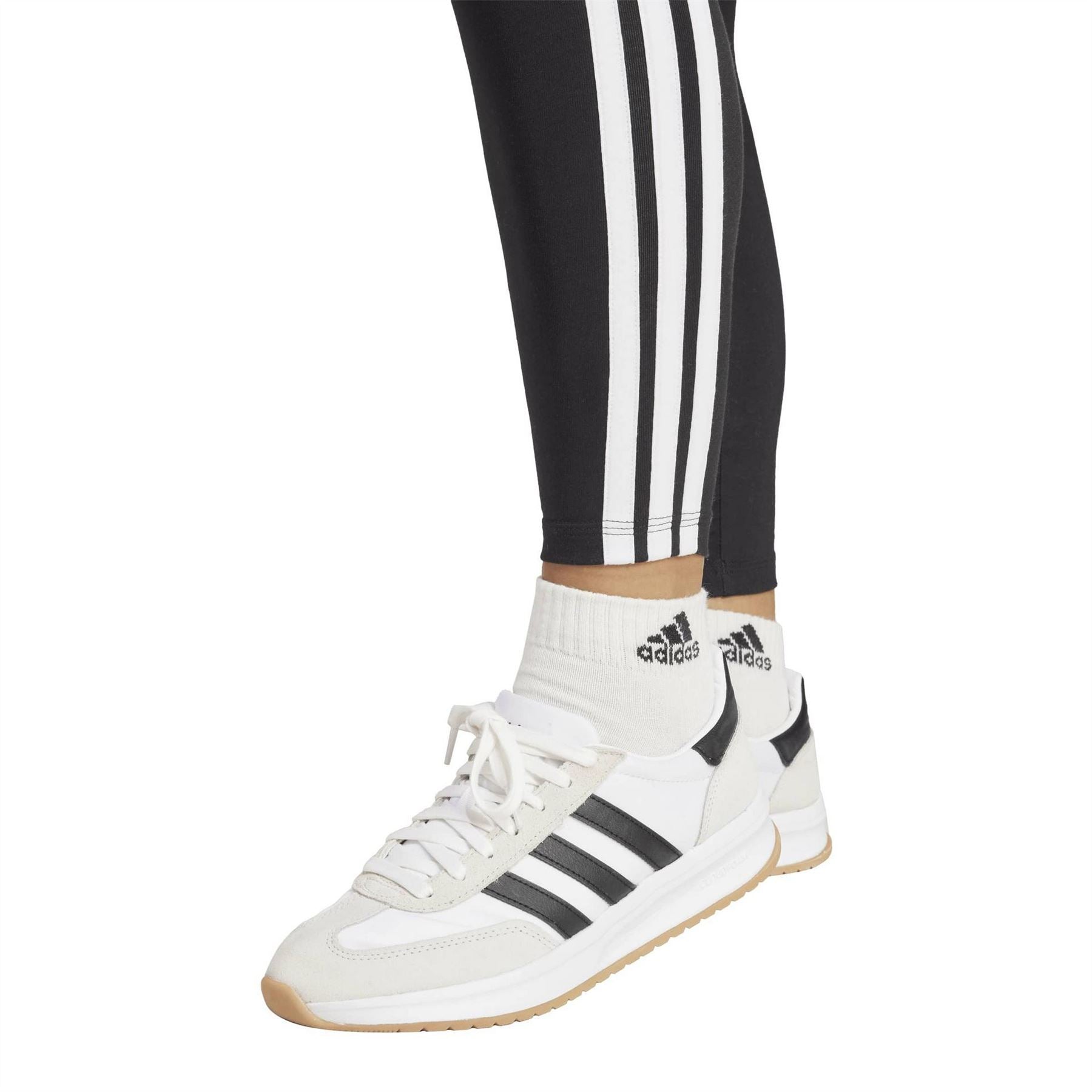 adidas Womens Essentials 3 Stripe Leggings