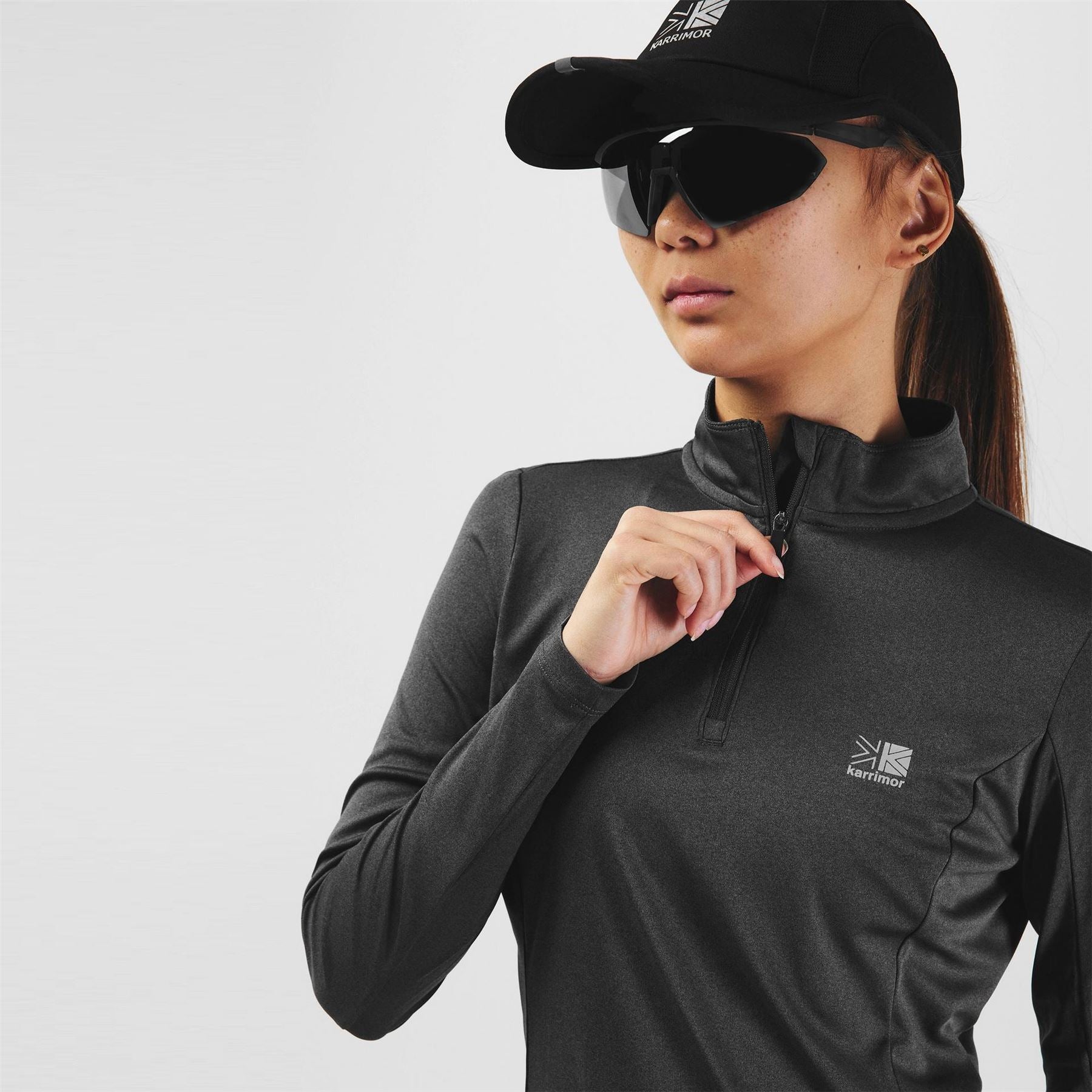 Karrimor Longsleeve Quarter Zip Top Ladies
