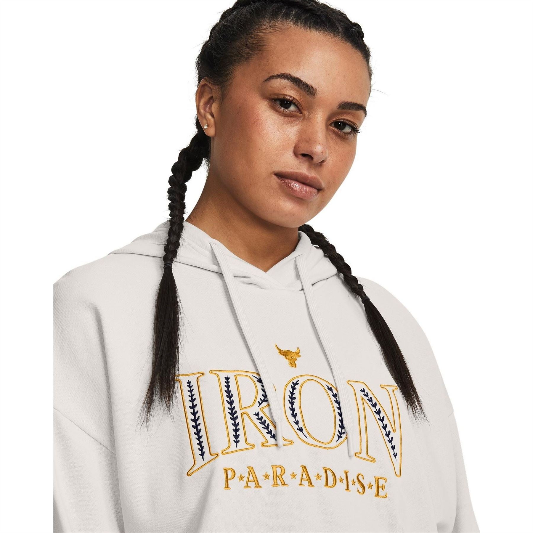 Under Armour Project Rock Hooded Long Sleeve Sweatshirt