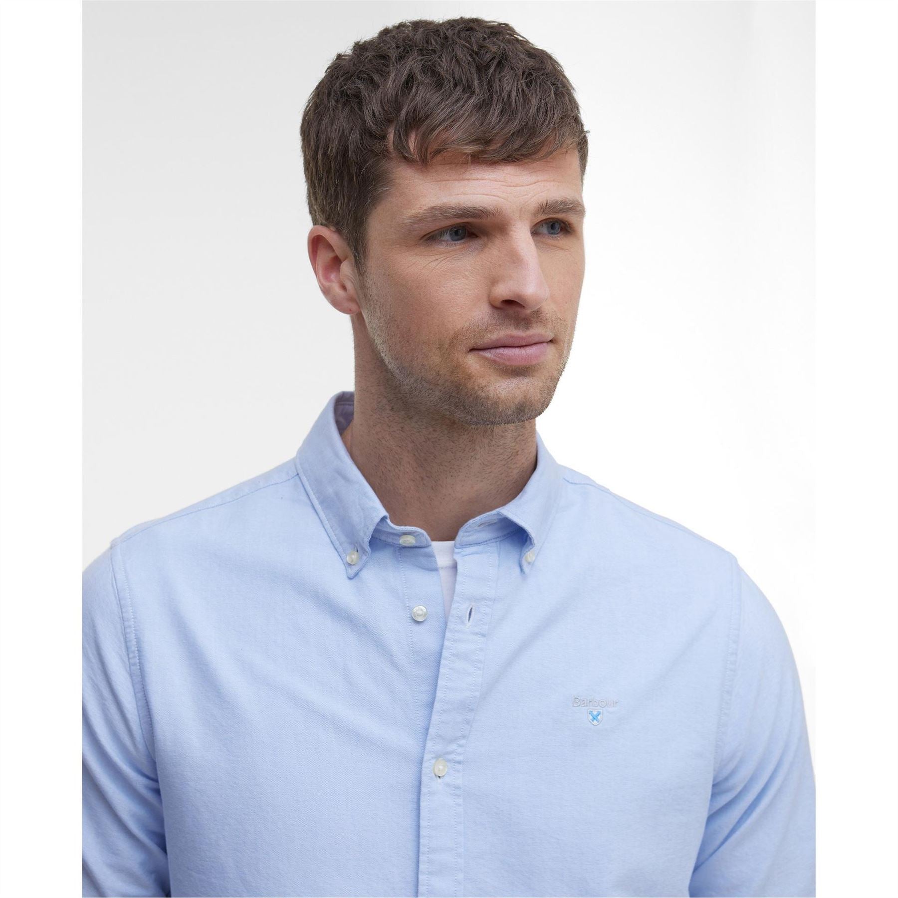 Barbour Oxford Button Down Plain Shirt