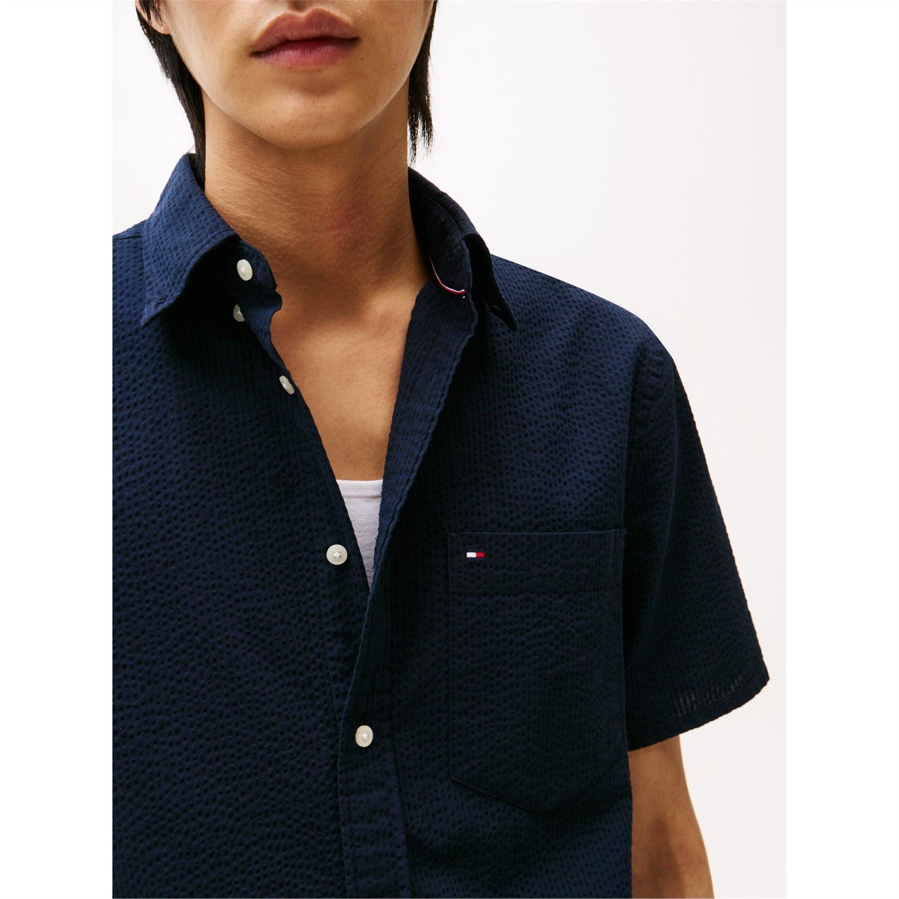 Tommy Hilfiger Solid Ss Rf Shirt