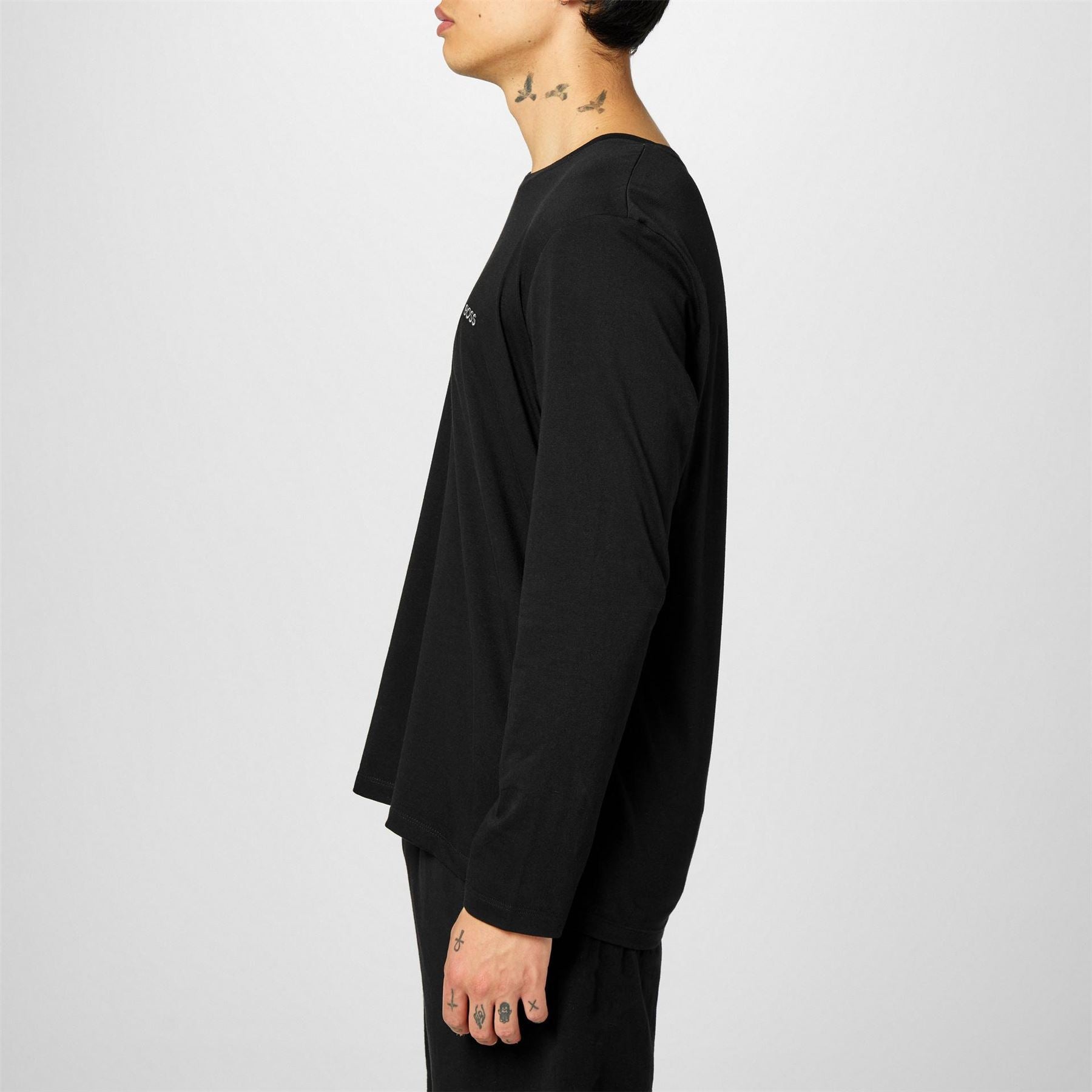 Boss Mixmatch Long Sleeve T-Shirt, Embroidered Logo