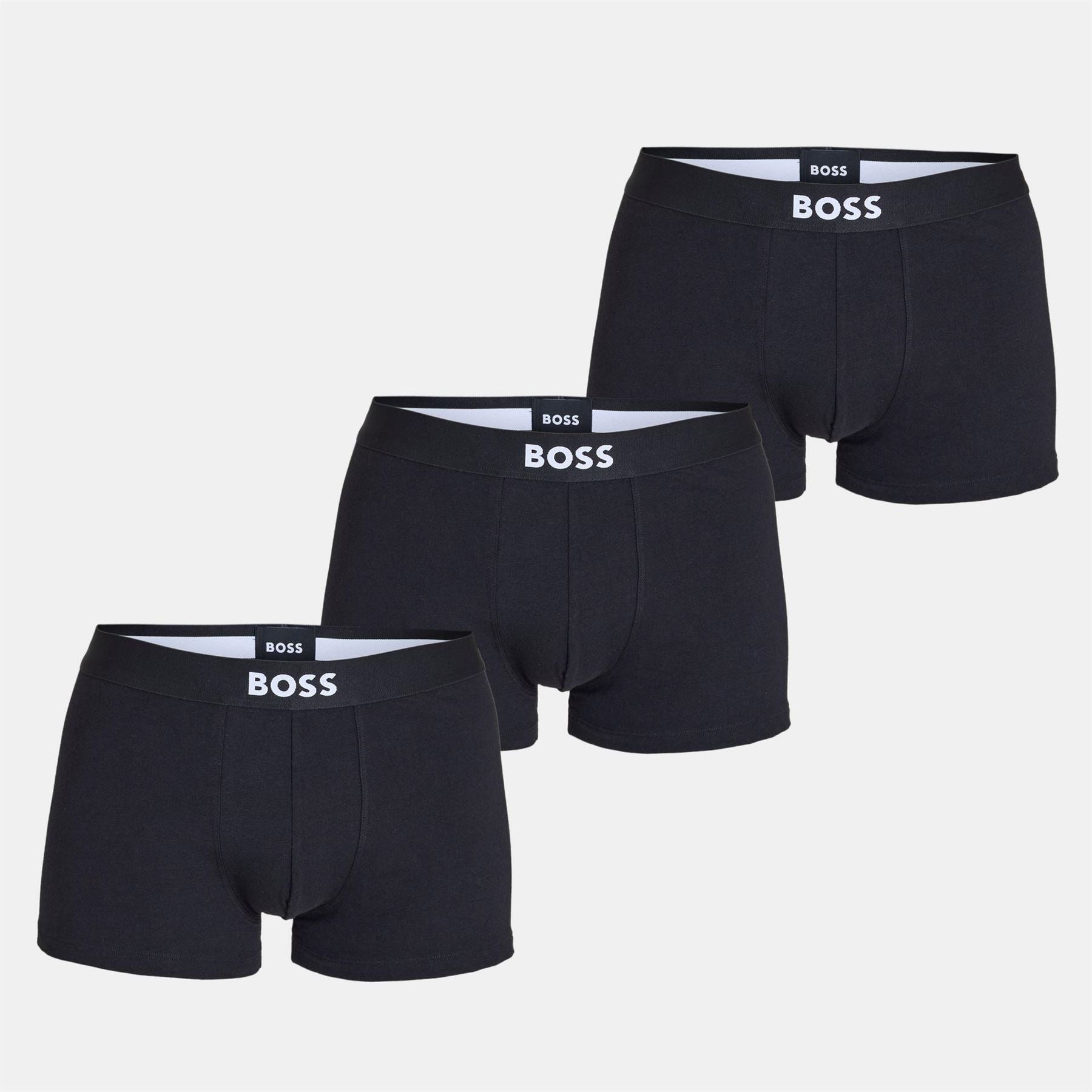 Boss BOSS 3 Pack Boxers with Logo Waistband