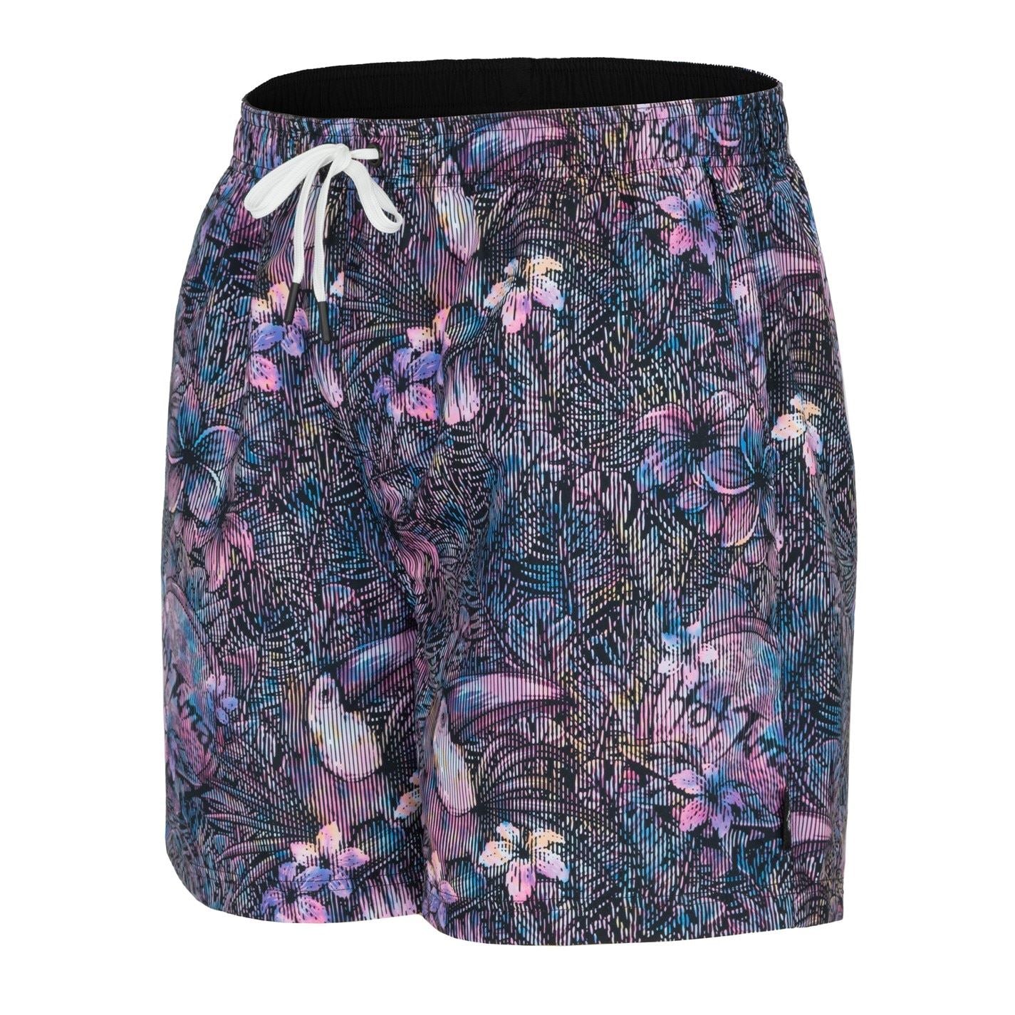 Hot Tuna Floral Swimming Shorts with Elasticated Waistband