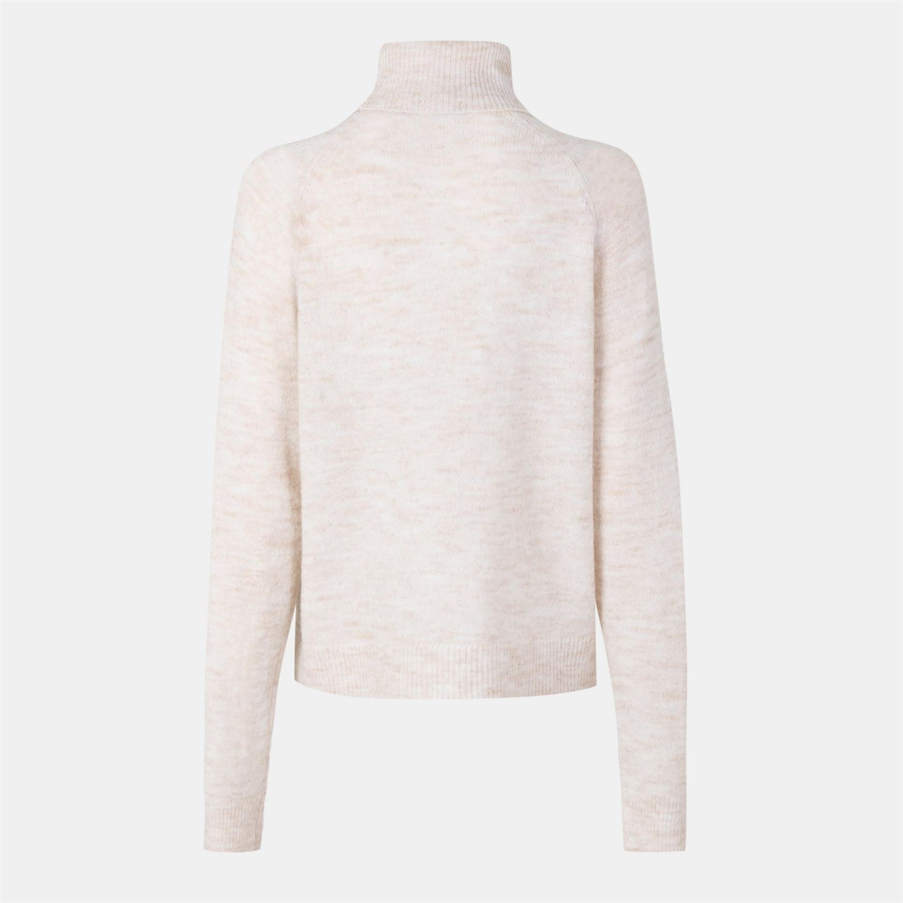 Pieces High Collar Hooded Regular Fit Sweatshirt