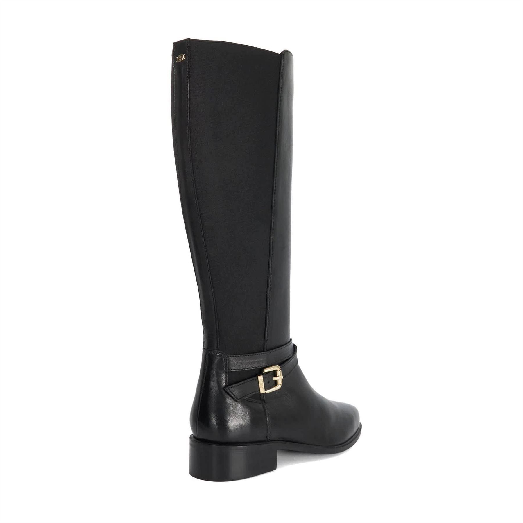 Dune London Teine Low Heel Almond Toe Smart Boots