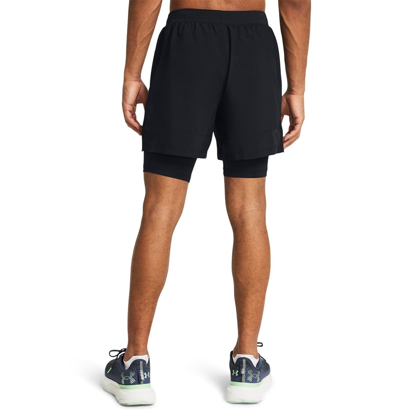 Under Armour Mens Armour Ua Launch 2 In 1 7 Shorts