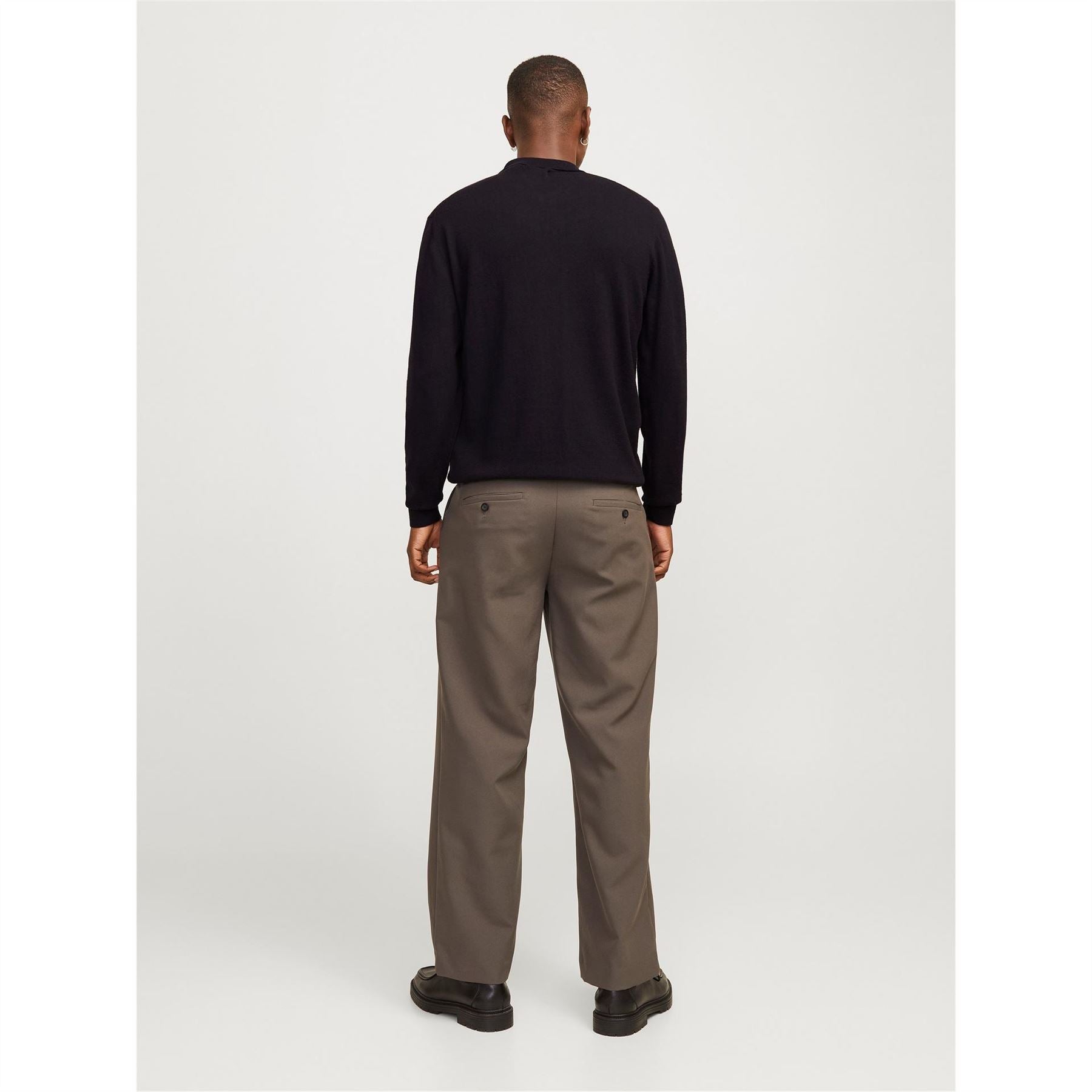 Jack and Jones Mens Emil Half Zip Knitted Polo