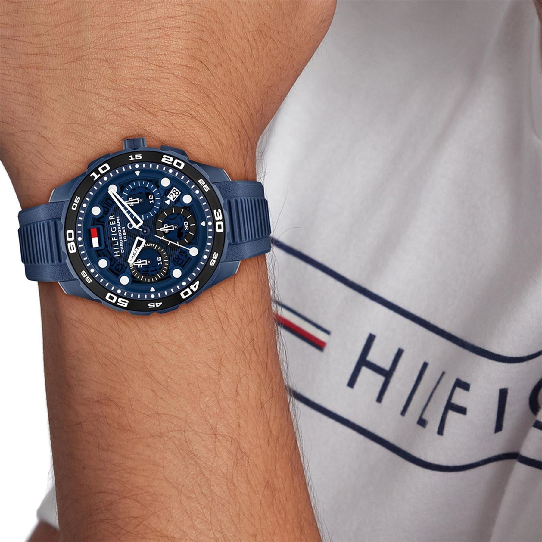Tommy Hilfiger Hilfiger Mens Silicone Watch