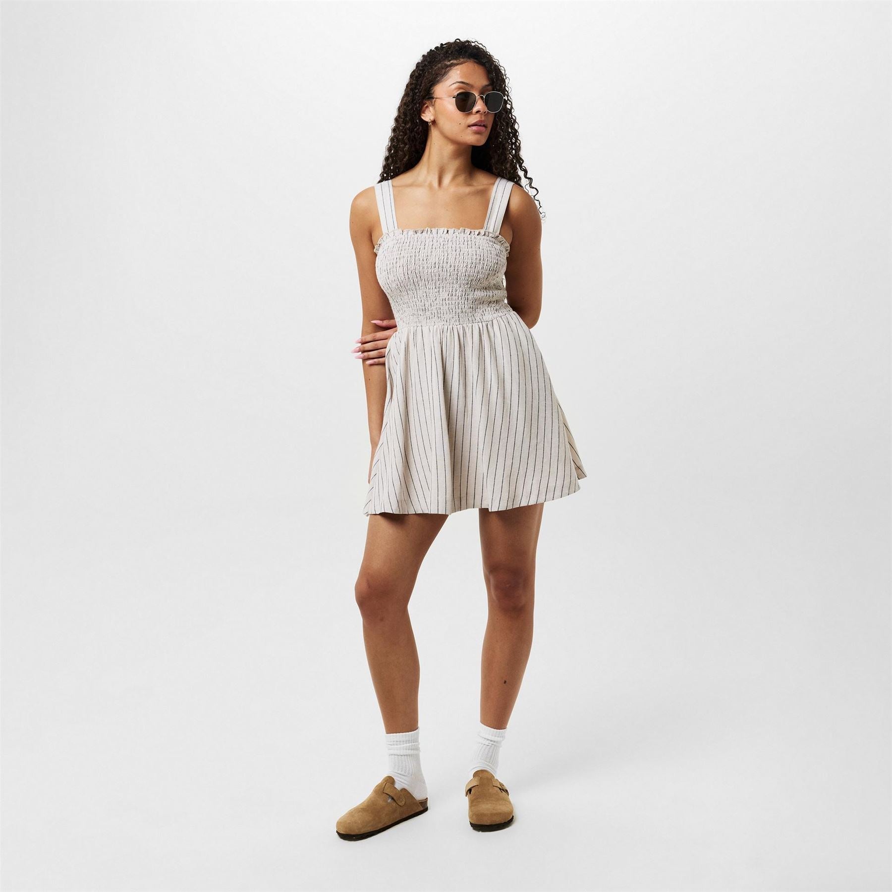Jack Wills Shirred Skater Dress