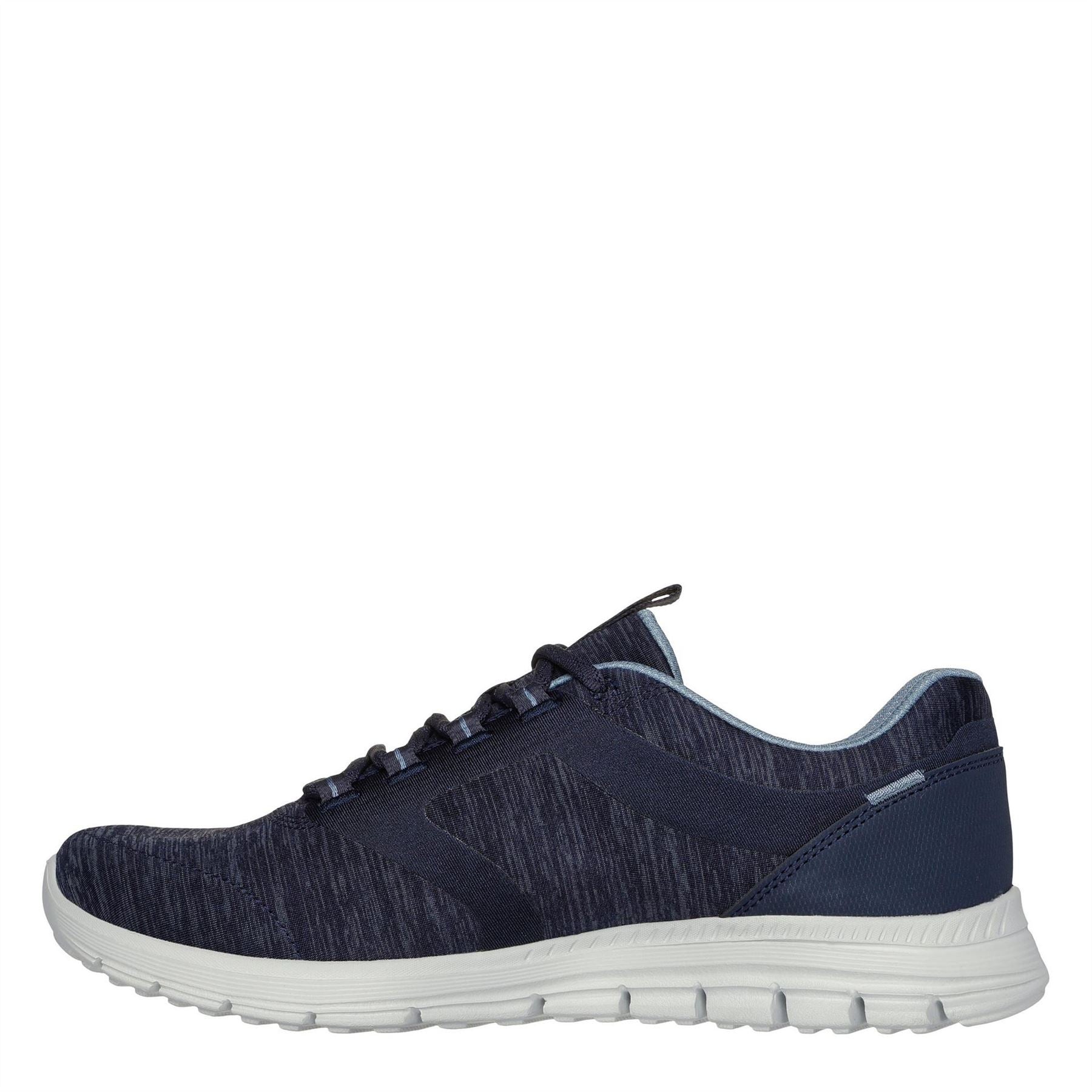 Skechers Luminate Heathered Lace-Up Low Top Sneakers