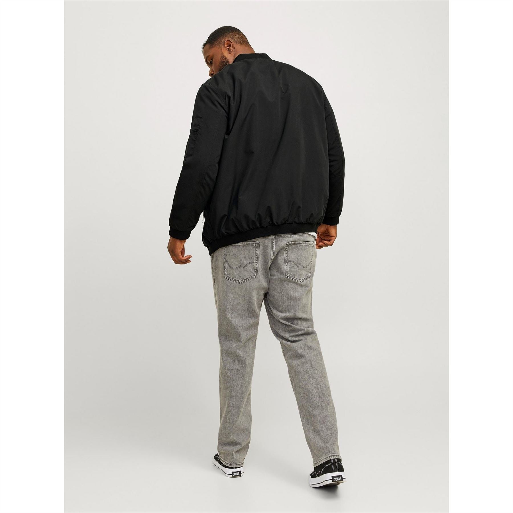 Jack and Jones Rush Plus Size Long Sleeve Bomber Jacket