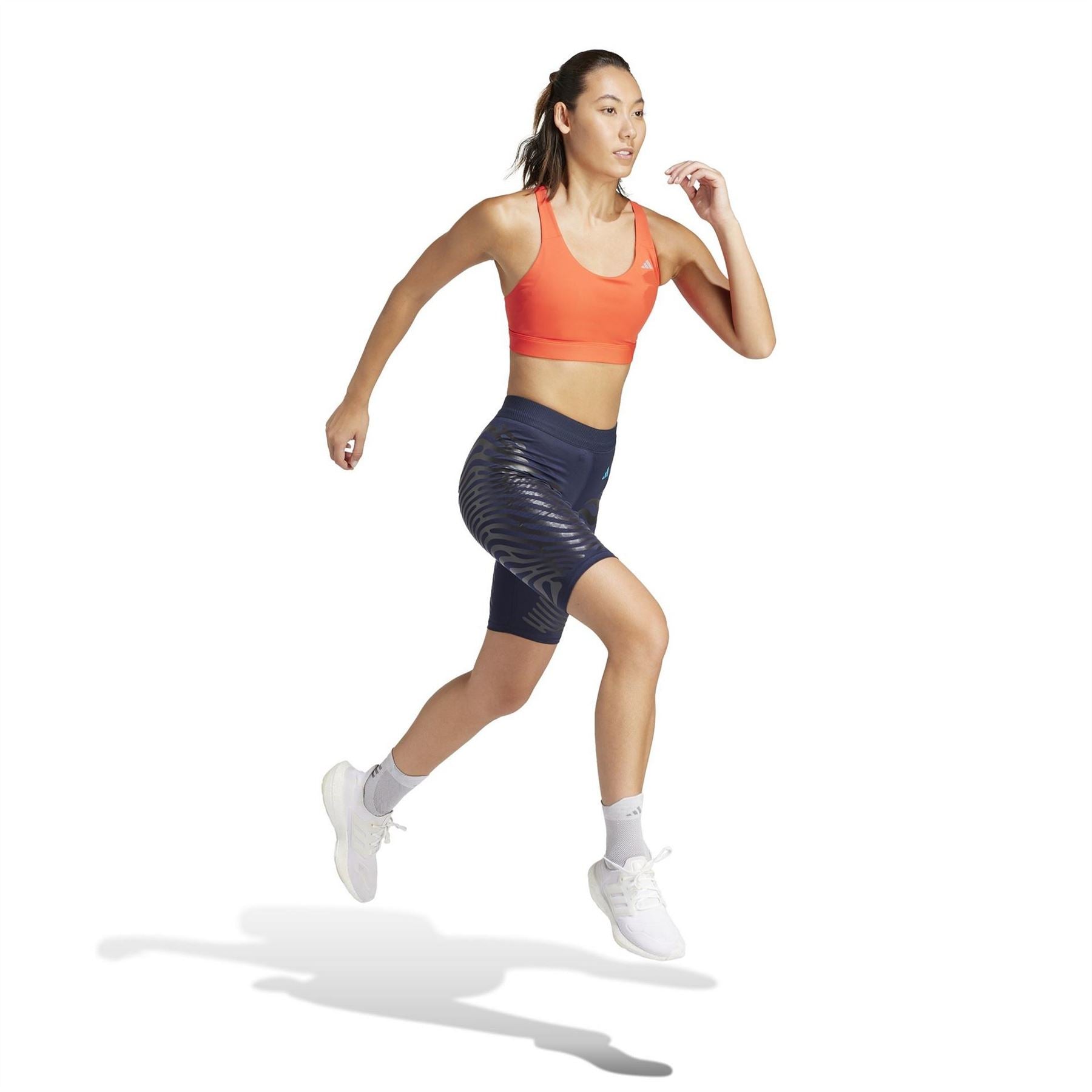 adidas Womens Adizero Compression Short Running Tights