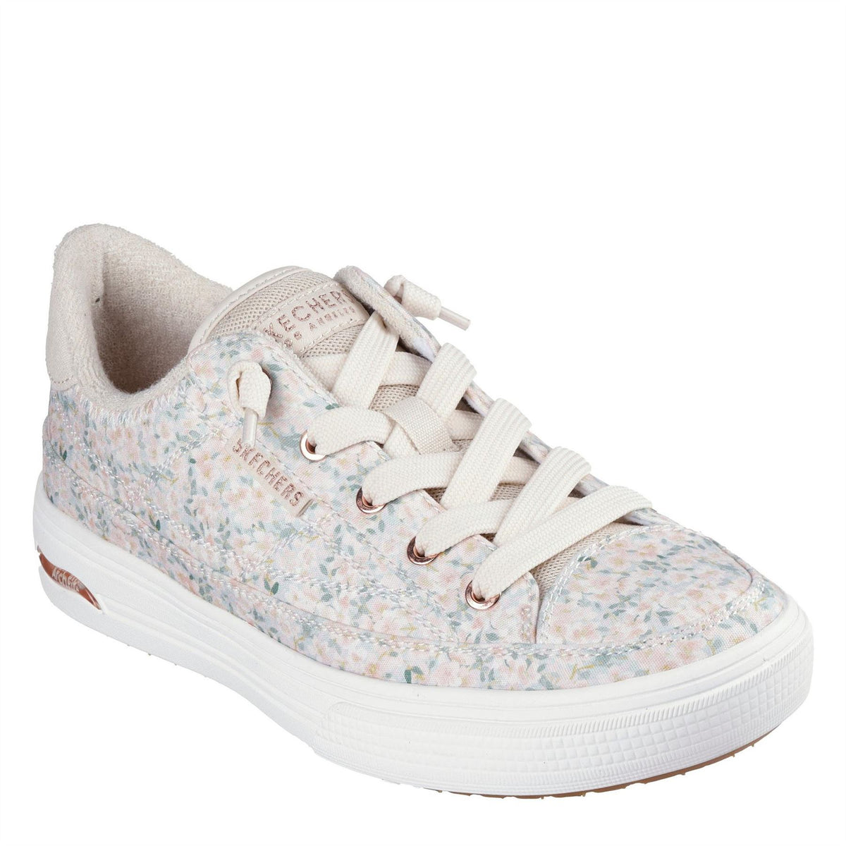 Skechers Womens Arch Fit Arcade   Flowa Powa Low Top Trainers