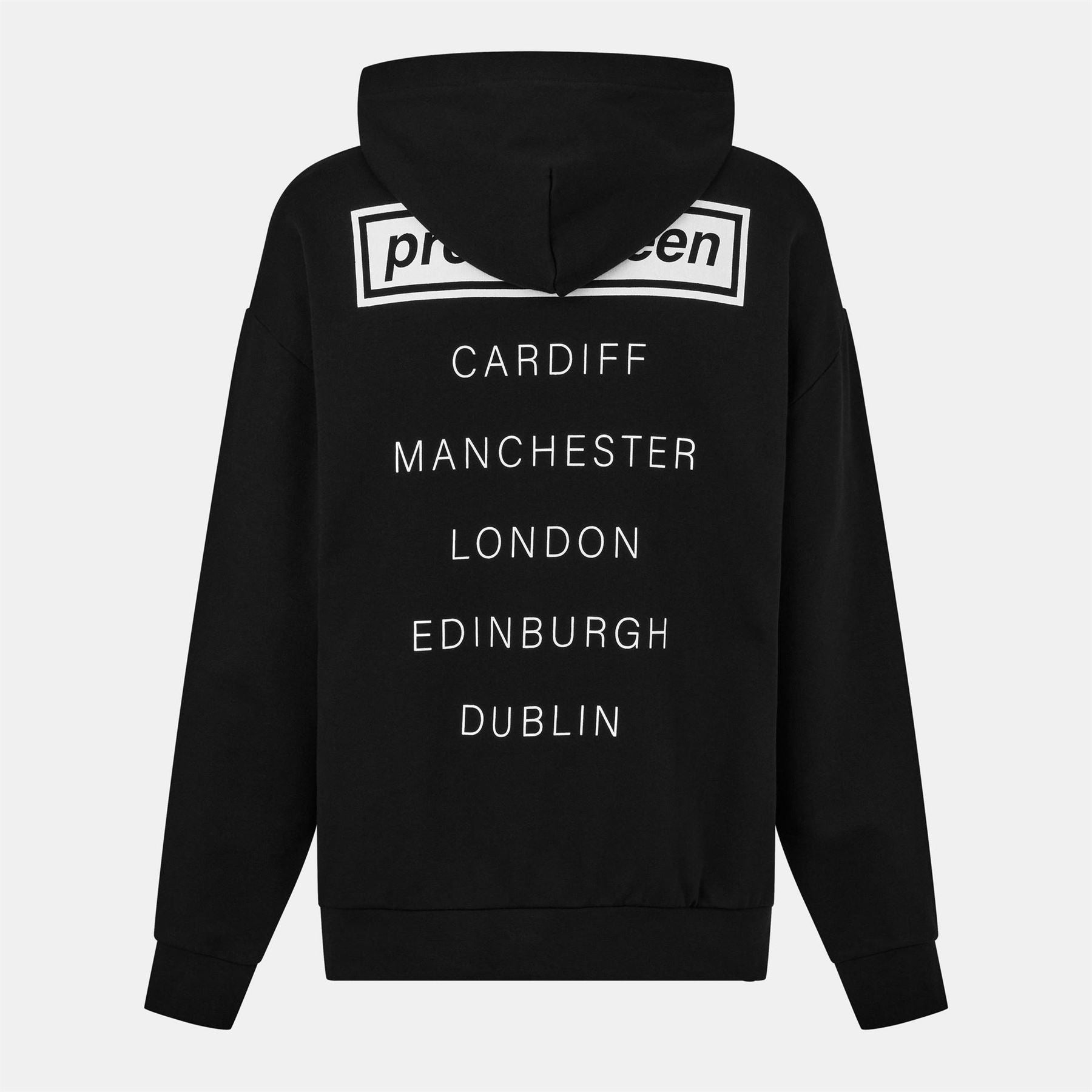 Pretty Green Porsche Live Forever Lettering Graphic Drop Shoulder Sweatshirt