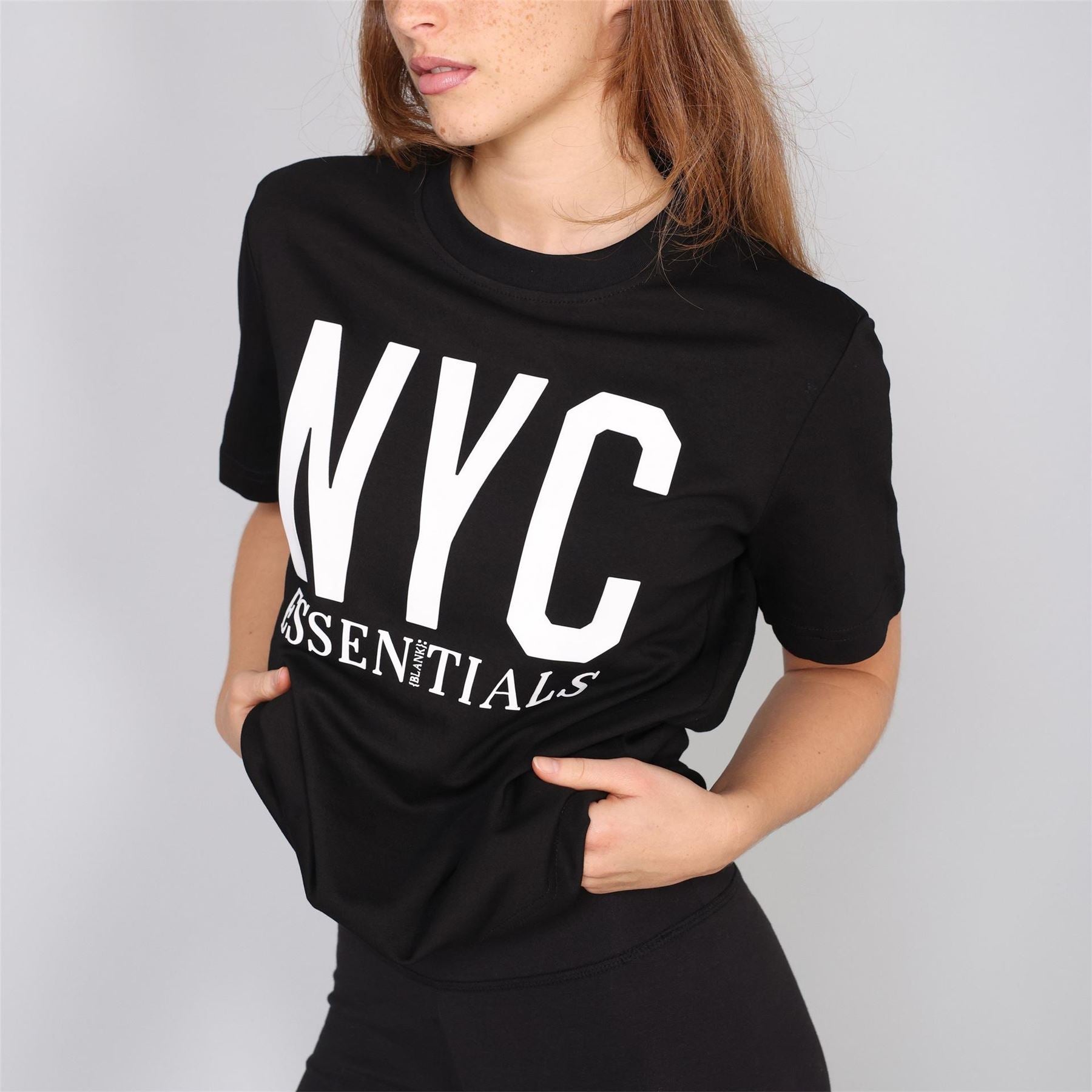 Blank Essentials Nyc Cotton Short Sleeve Oversized T-Shirt