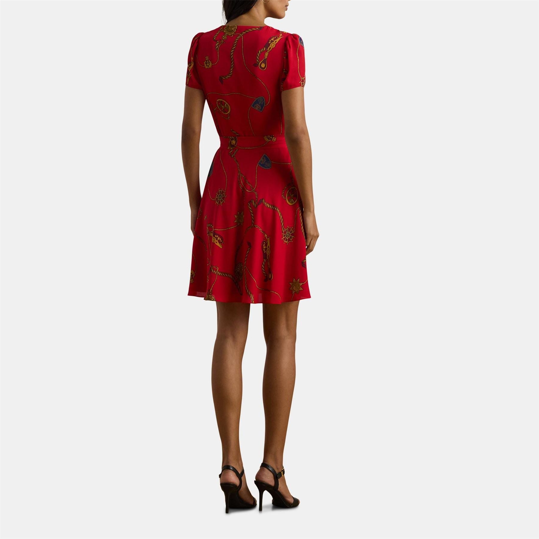 Lauren by Ralph Lauren Georgette Mini Dress