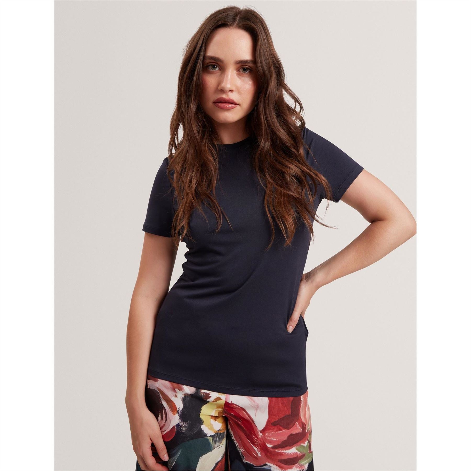 Ted Baker Slim Fit Crew Neck Short Sleeve T-Shirt
