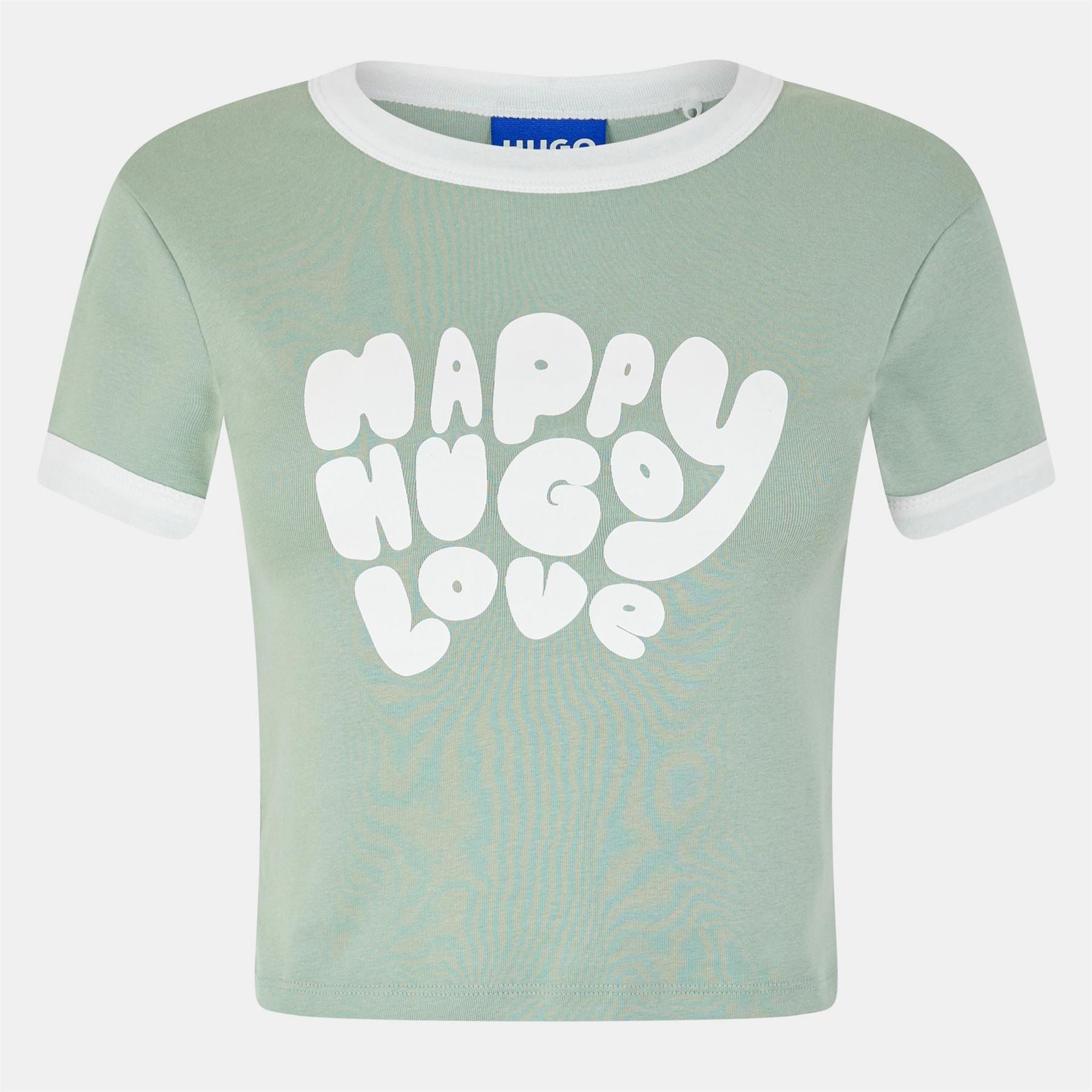 Hugo Baby Dalia Lettering Cropped T-Shirt