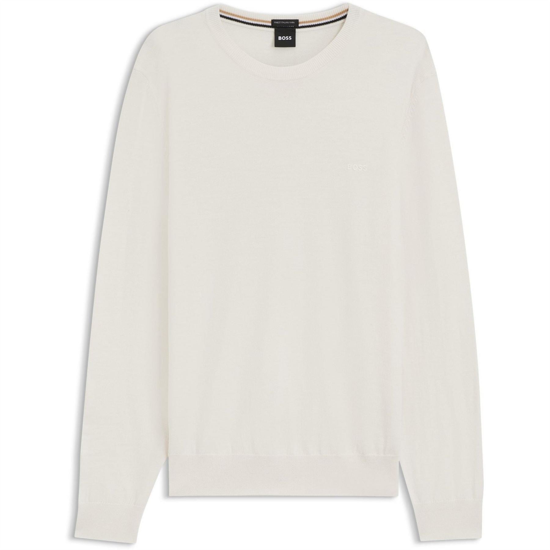Boss Botto L 01 Black Classic Fit Crew Neck Jumper