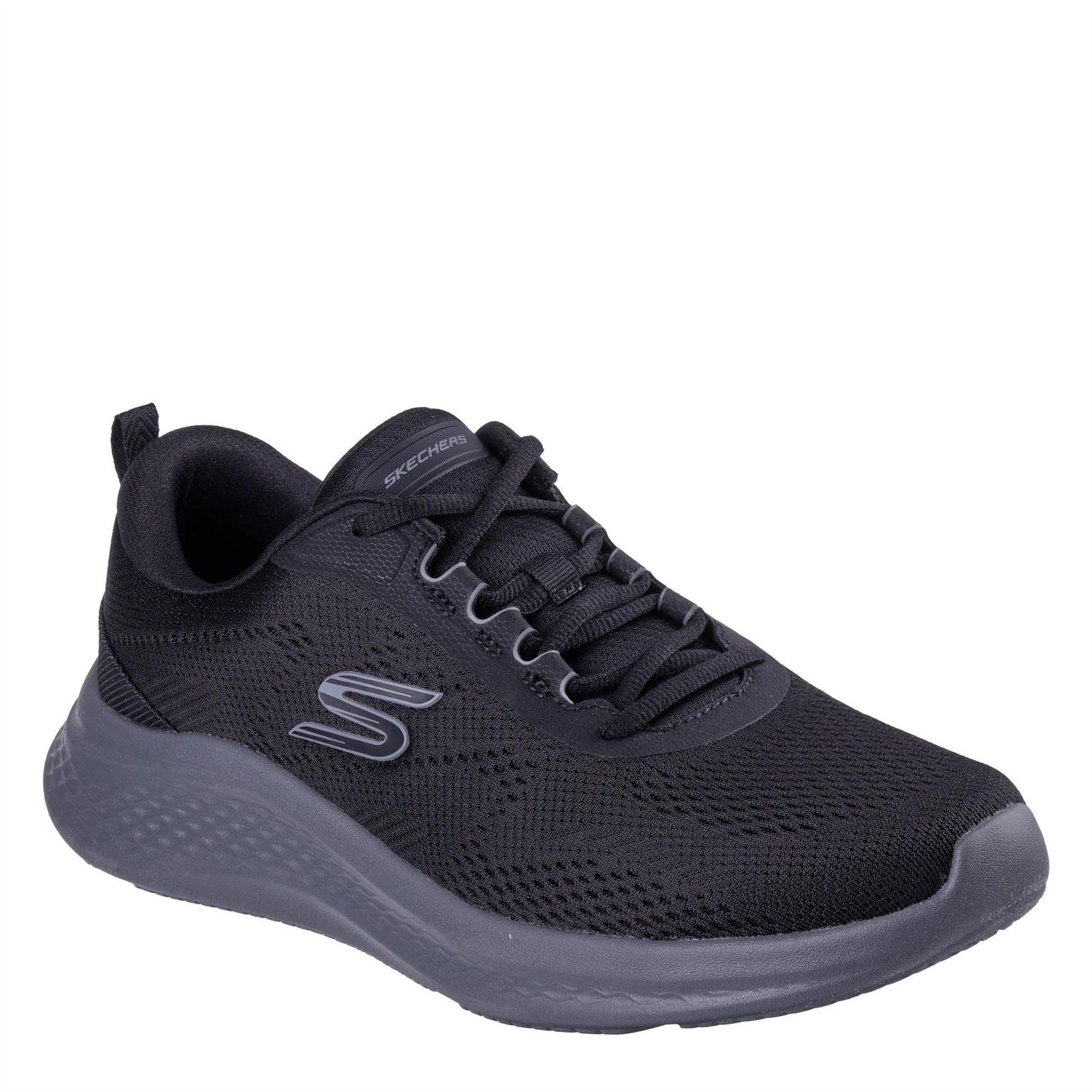 Skechers Mens Mesh Lace Up Low Top Trainers