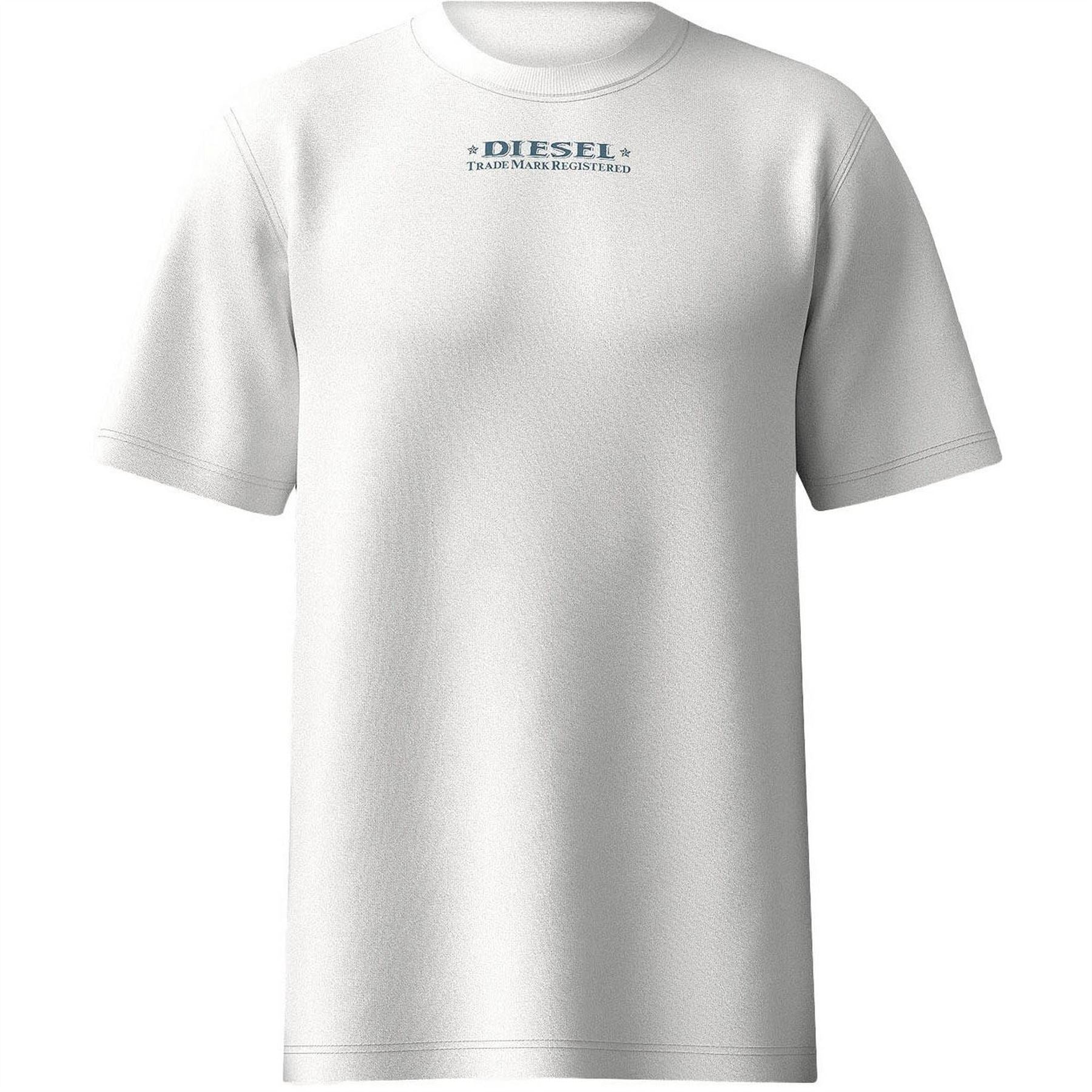 Diesel Upside Down Back Print Regular Fit T-Shirt