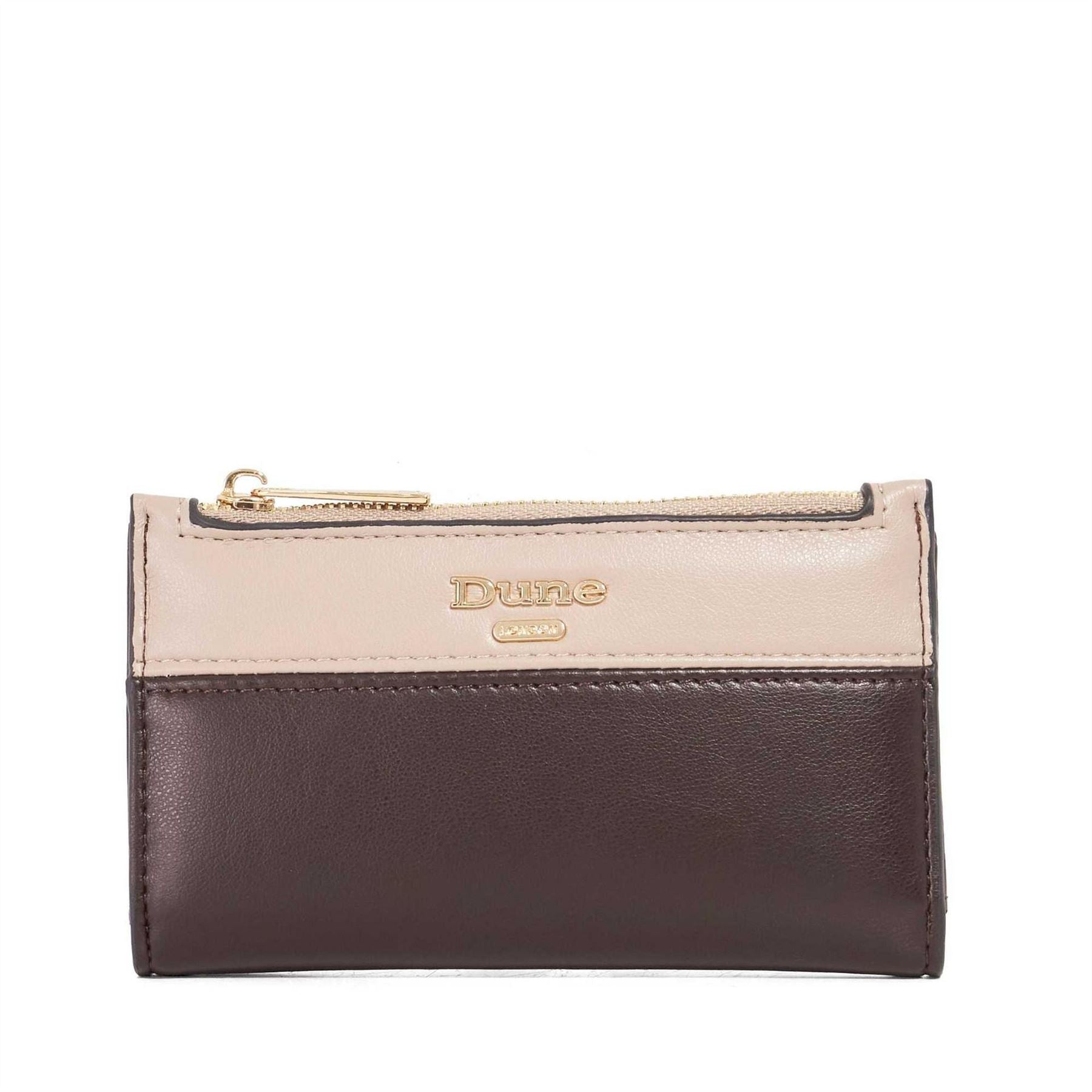 Dune London Rectangle Shape Color Block Zip Around Wallet