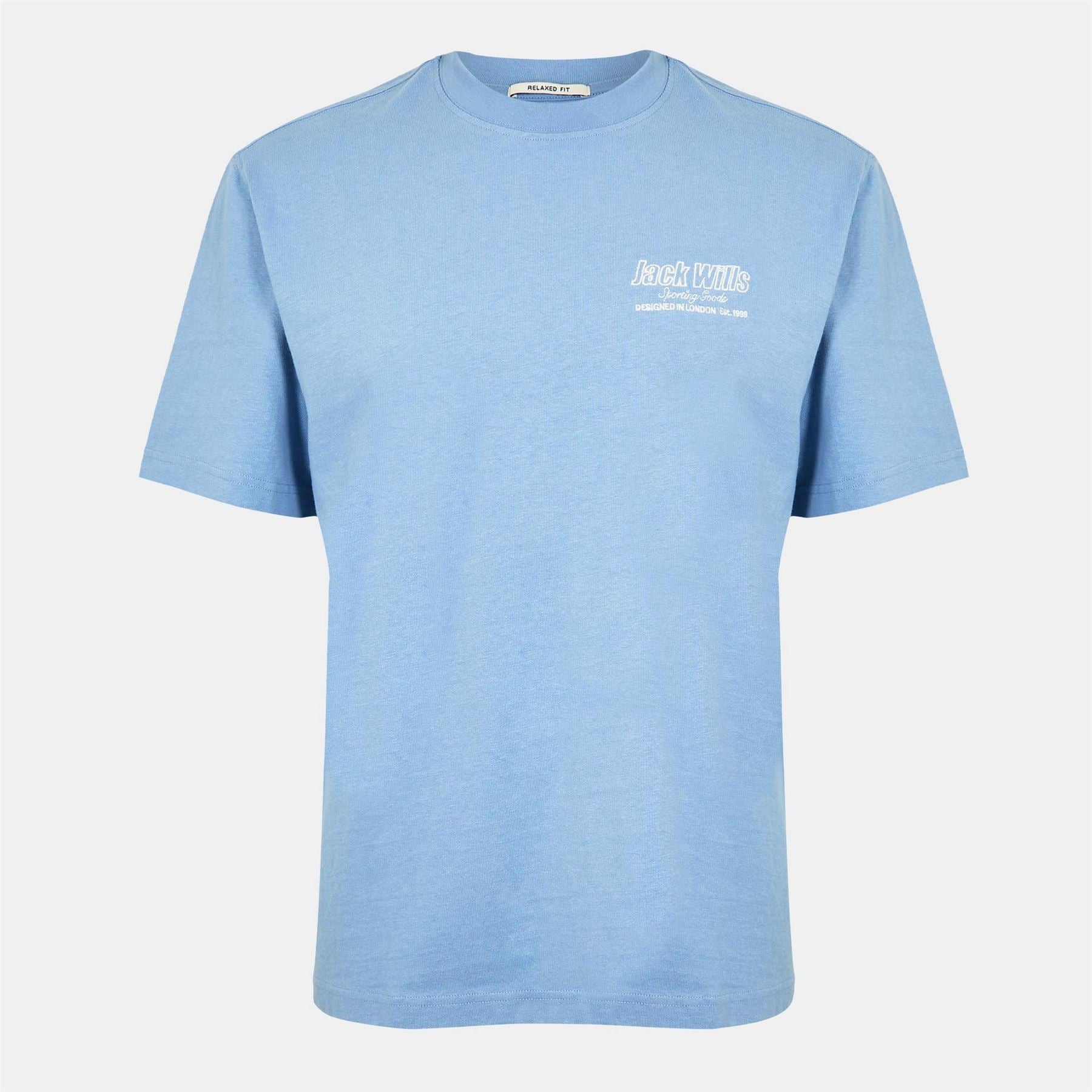 Jack Wills Regular Fit Crew Neck Lettering T-Shirt