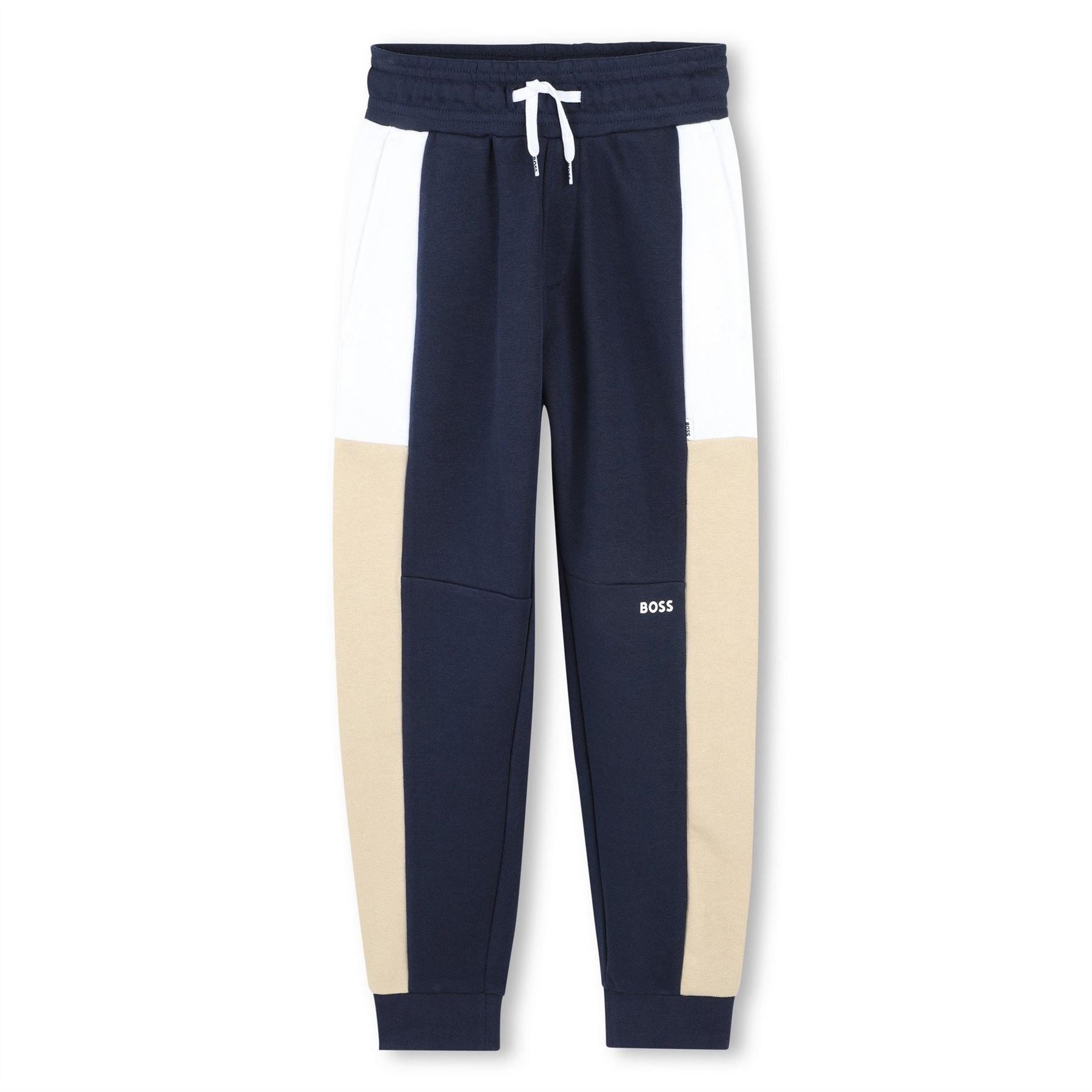 Boss Colour Cotton Terry Jogging Bottoms