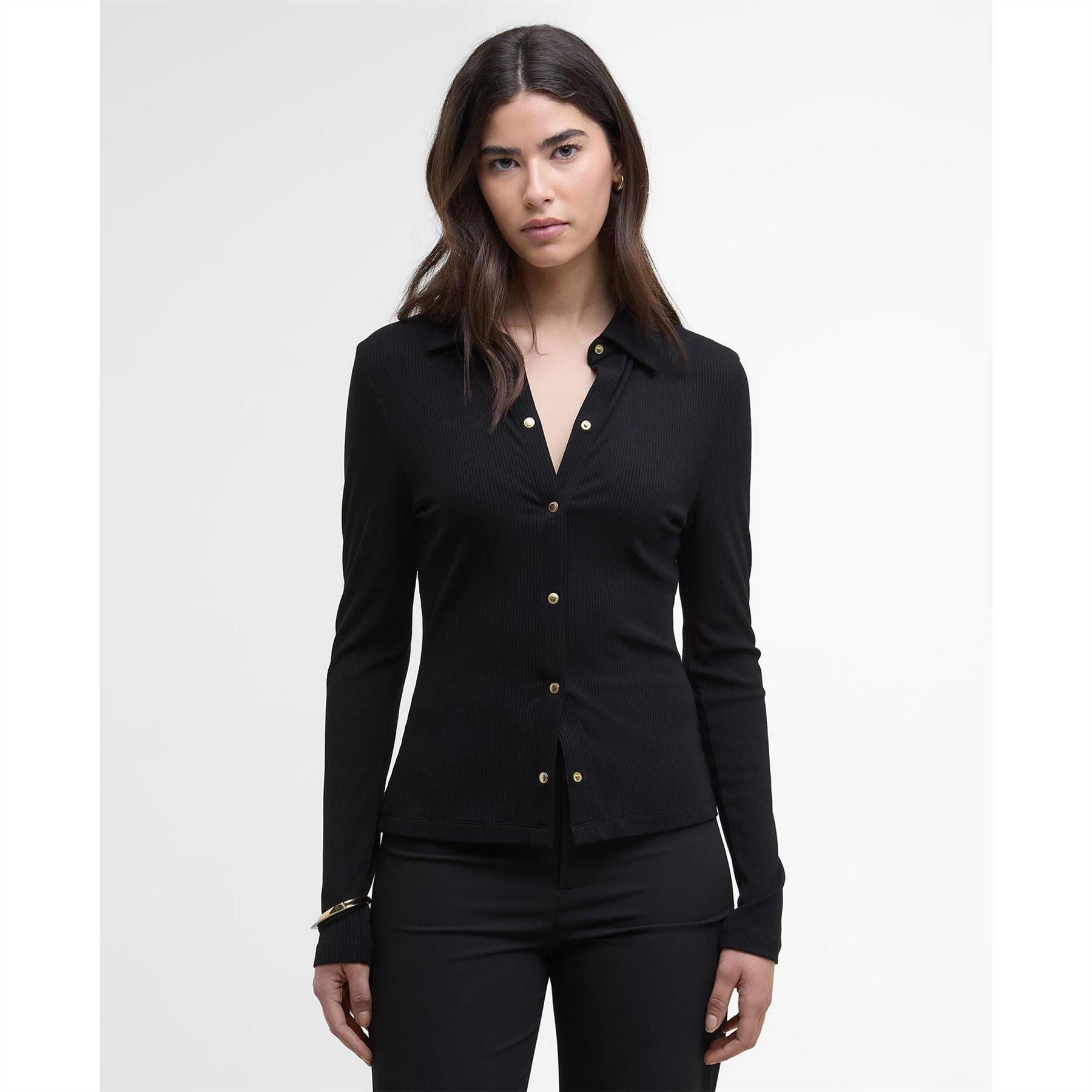 Barbour International Ribbed Top