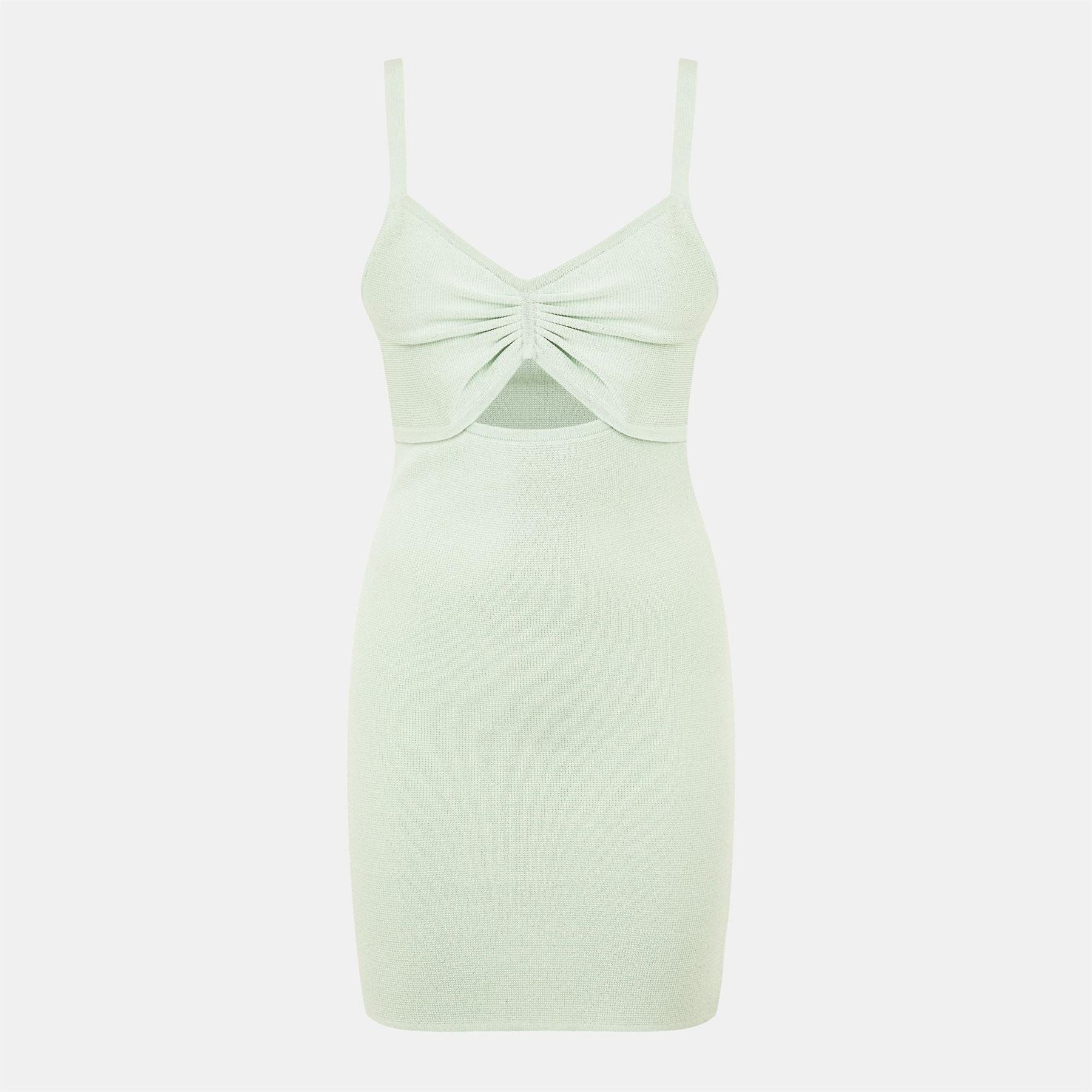 Jack Wills Ruched Front Mini Knitted Jumper Dress