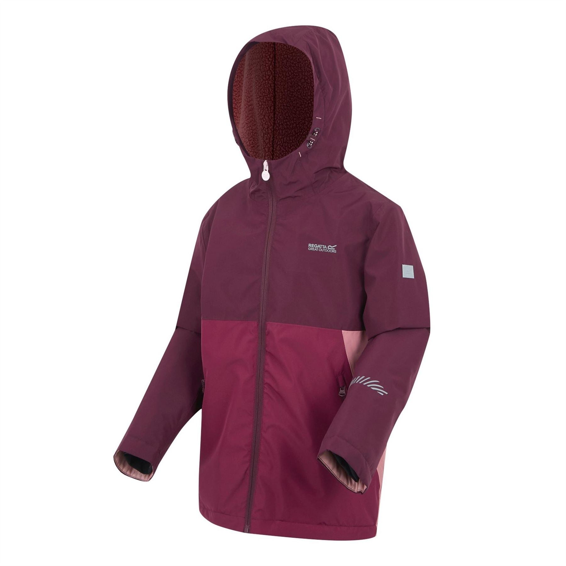 Regatta Kids Hillain Warm Lined Isotex Reflective Waterproof Jacket