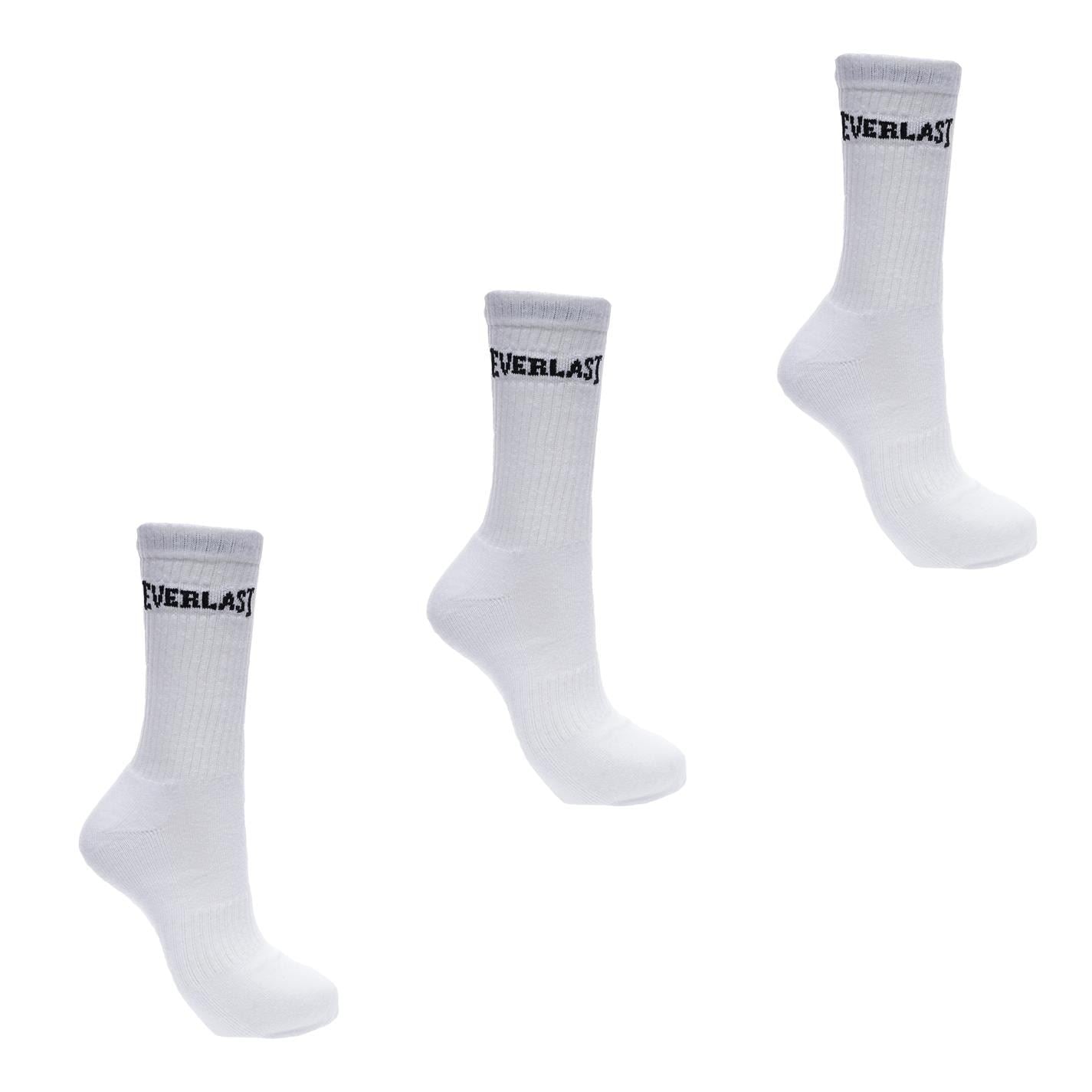 Everlast Mens 3 Pack Crew Socks