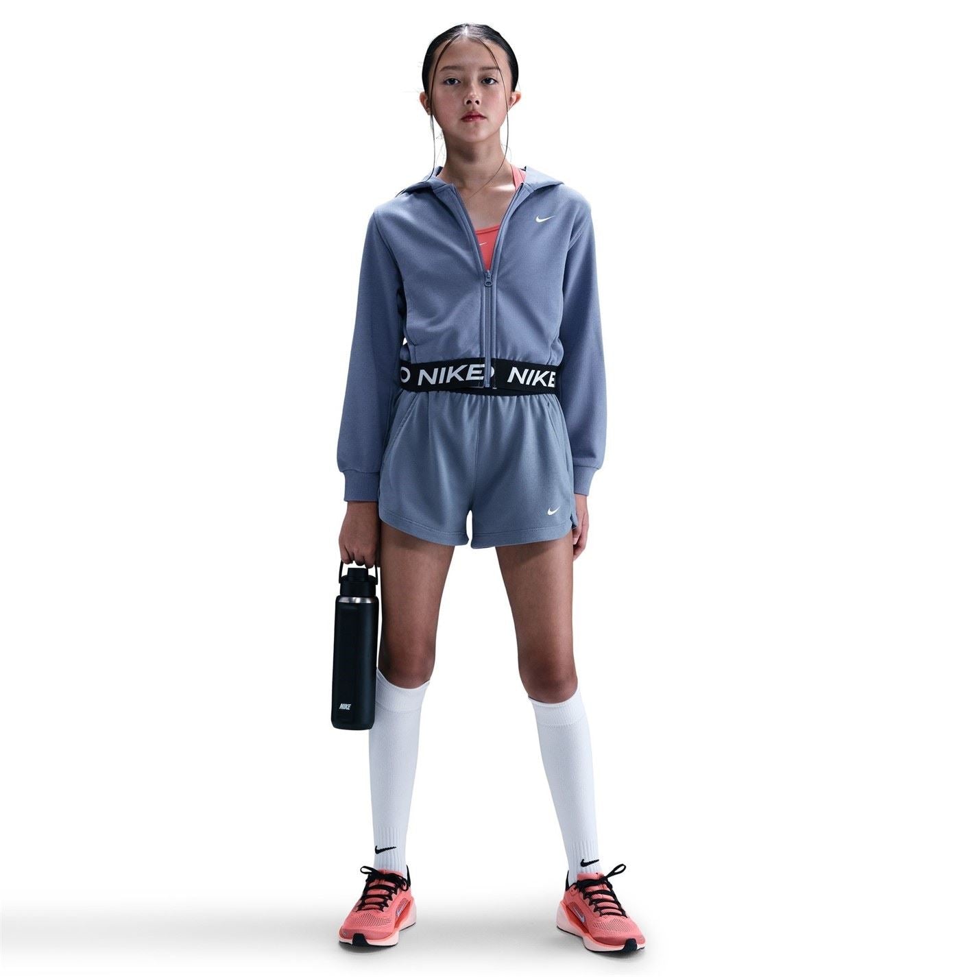 Nike Pro Dri Fit Full Zip Hoodie Juniors