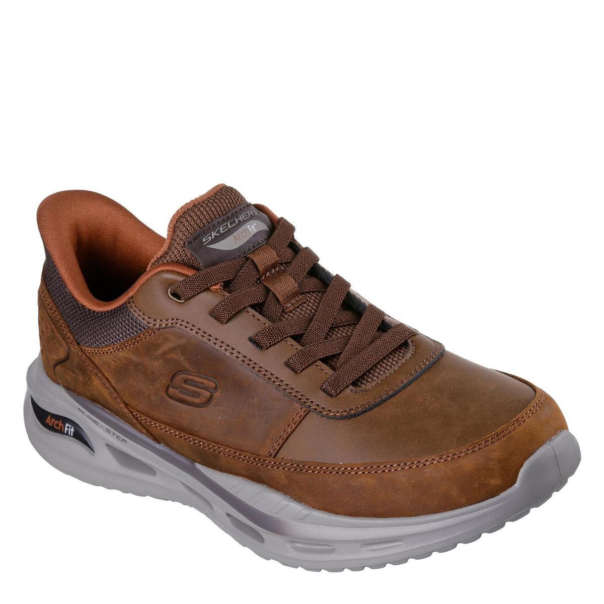 Skechers Orvan Slip Ins Arch Fit Low Top Trainers