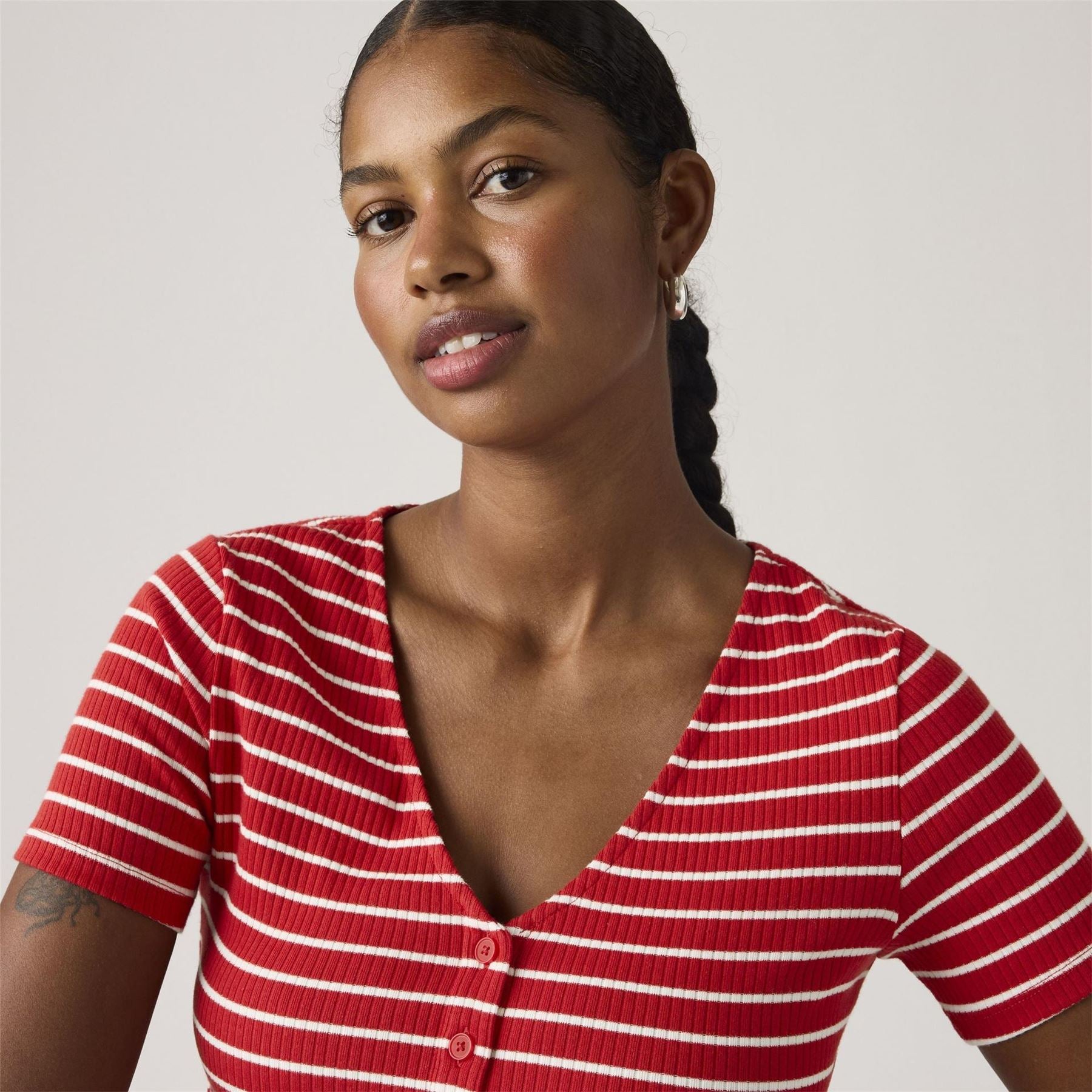 Levis Sleeve Striped T-Shirt