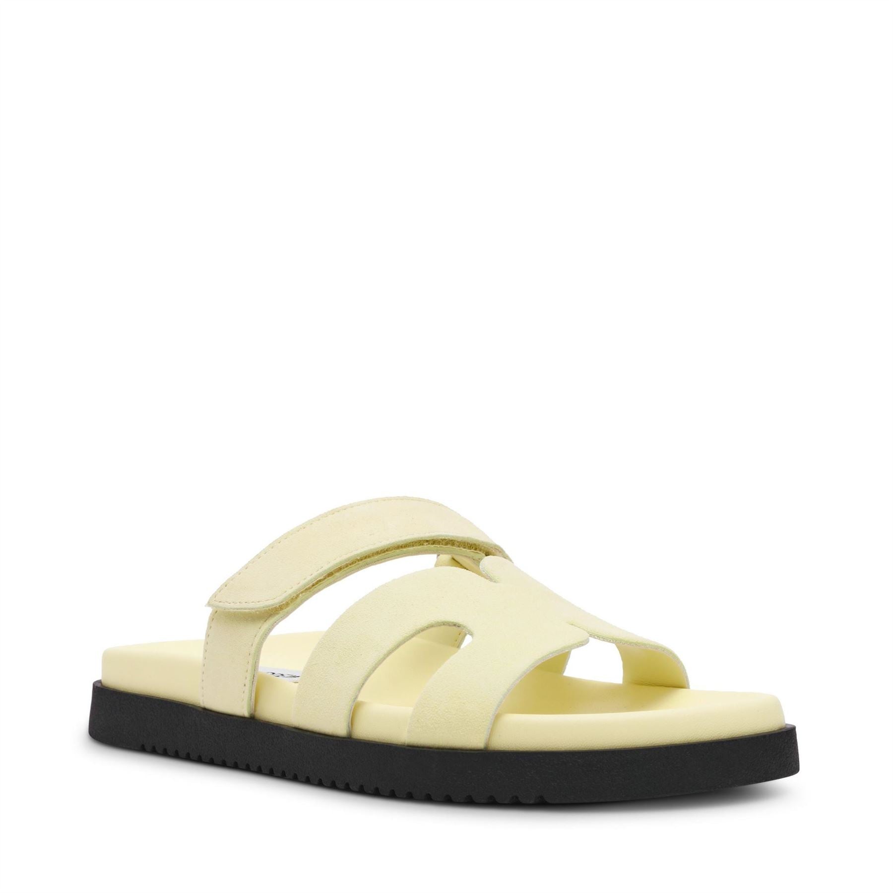 Steve Madden Textured Open Toe Slide Sandals