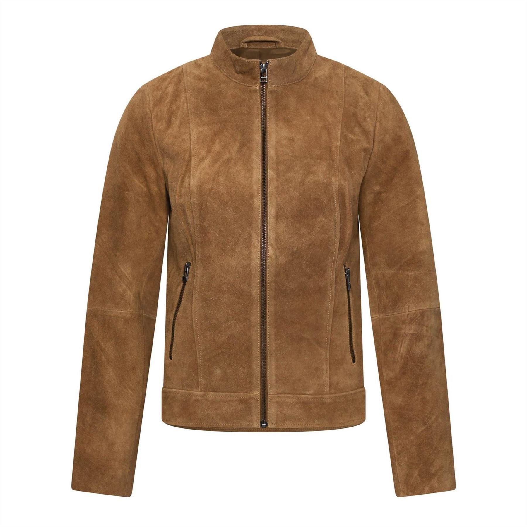 Elle Suede Moto Jacket